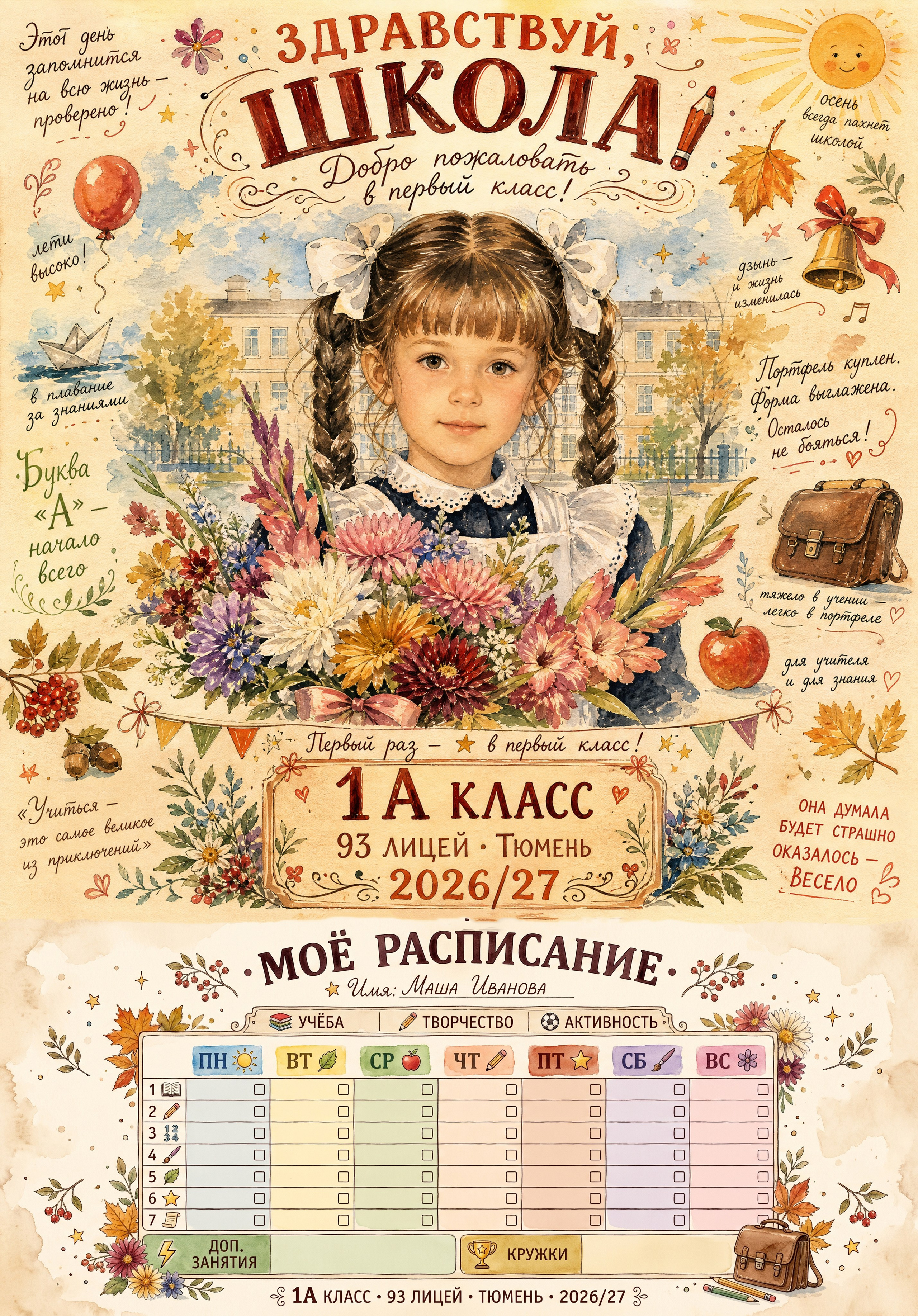 Расписание