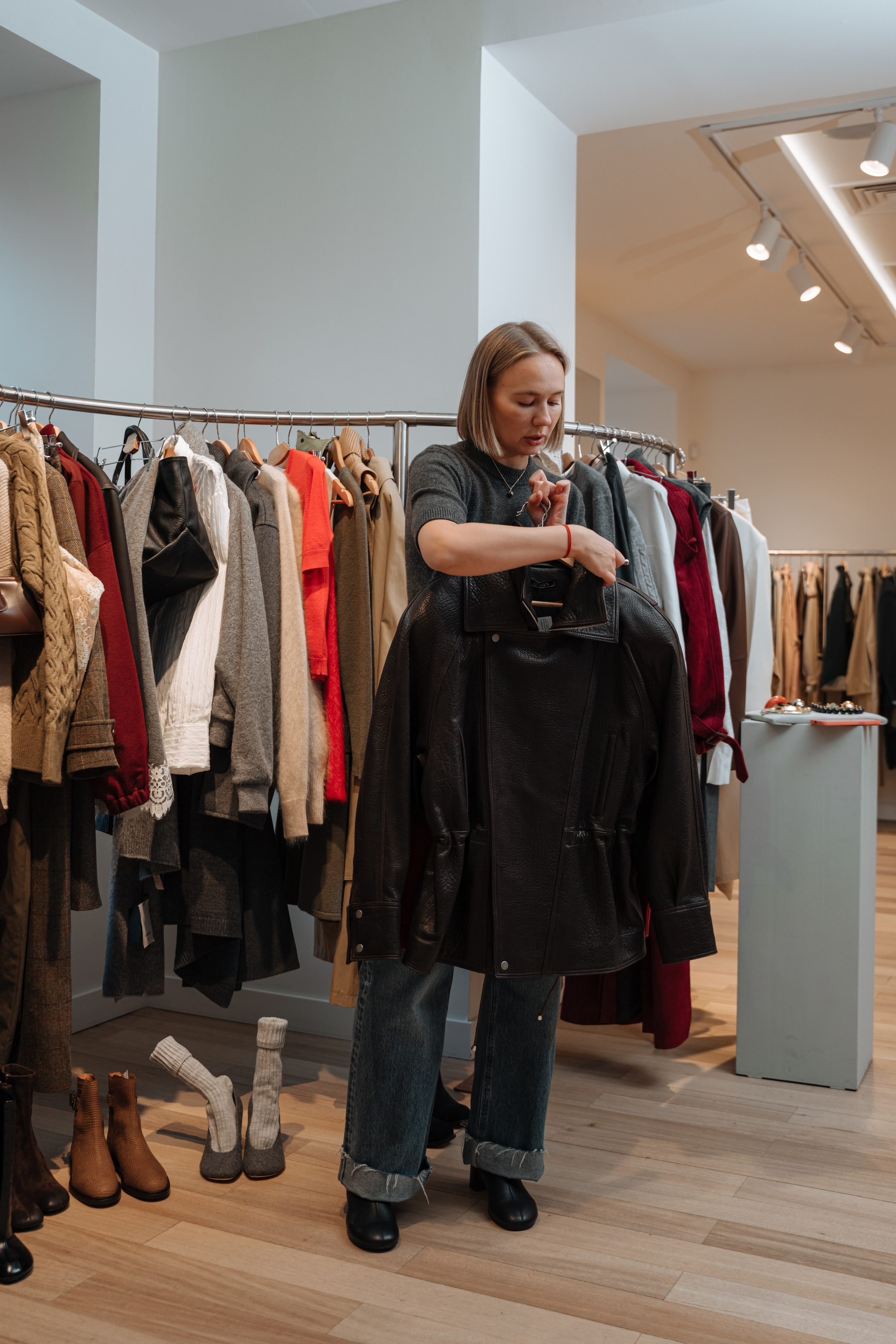 МК стилиста бутик SUBBOTA. Портретный фотограф в Санкт-Петербурге Дмитриева Наталия