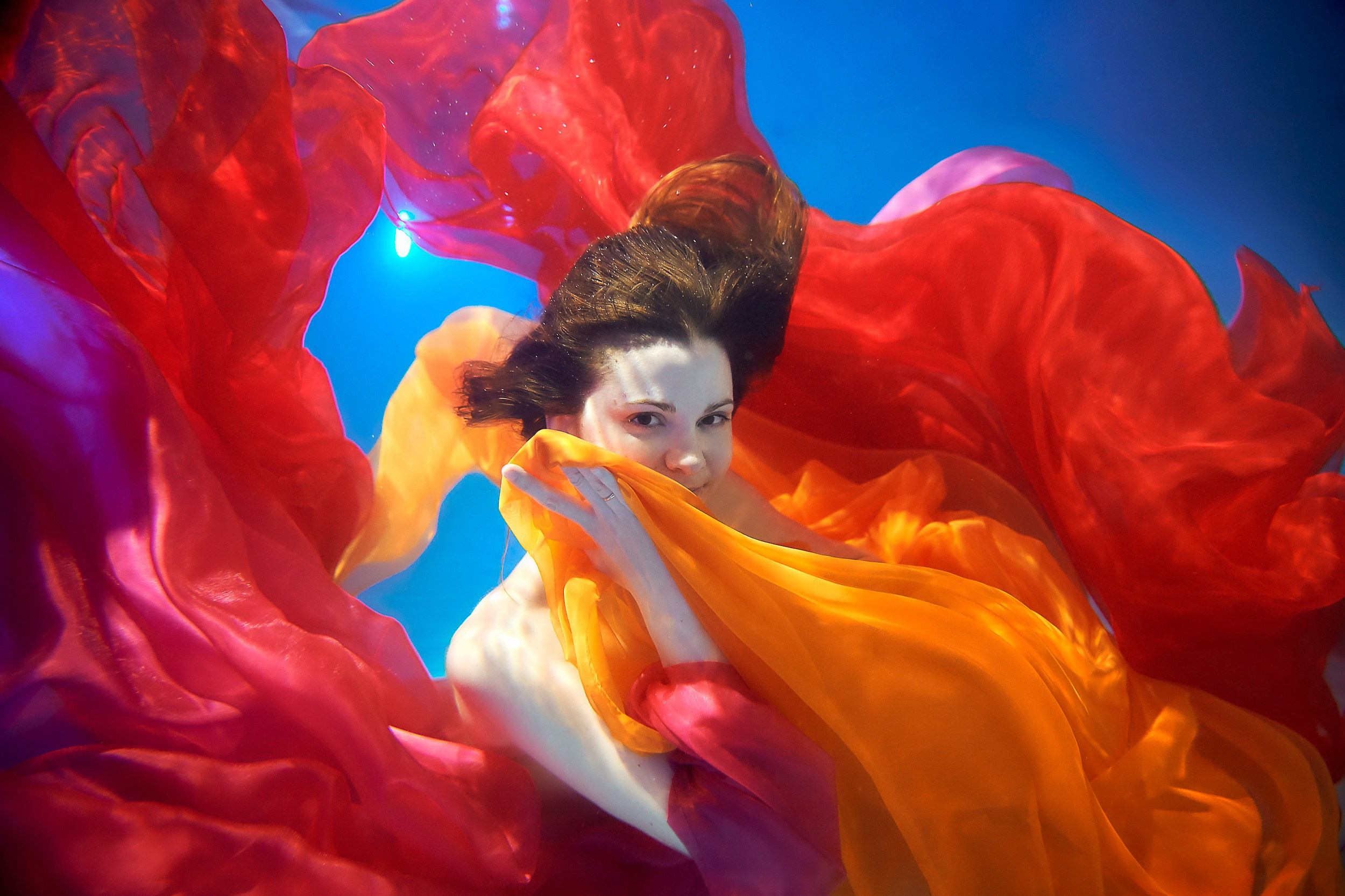 Подводная фотосессия в бассейне г. Ярославль. Фотограф Михаил Семенов