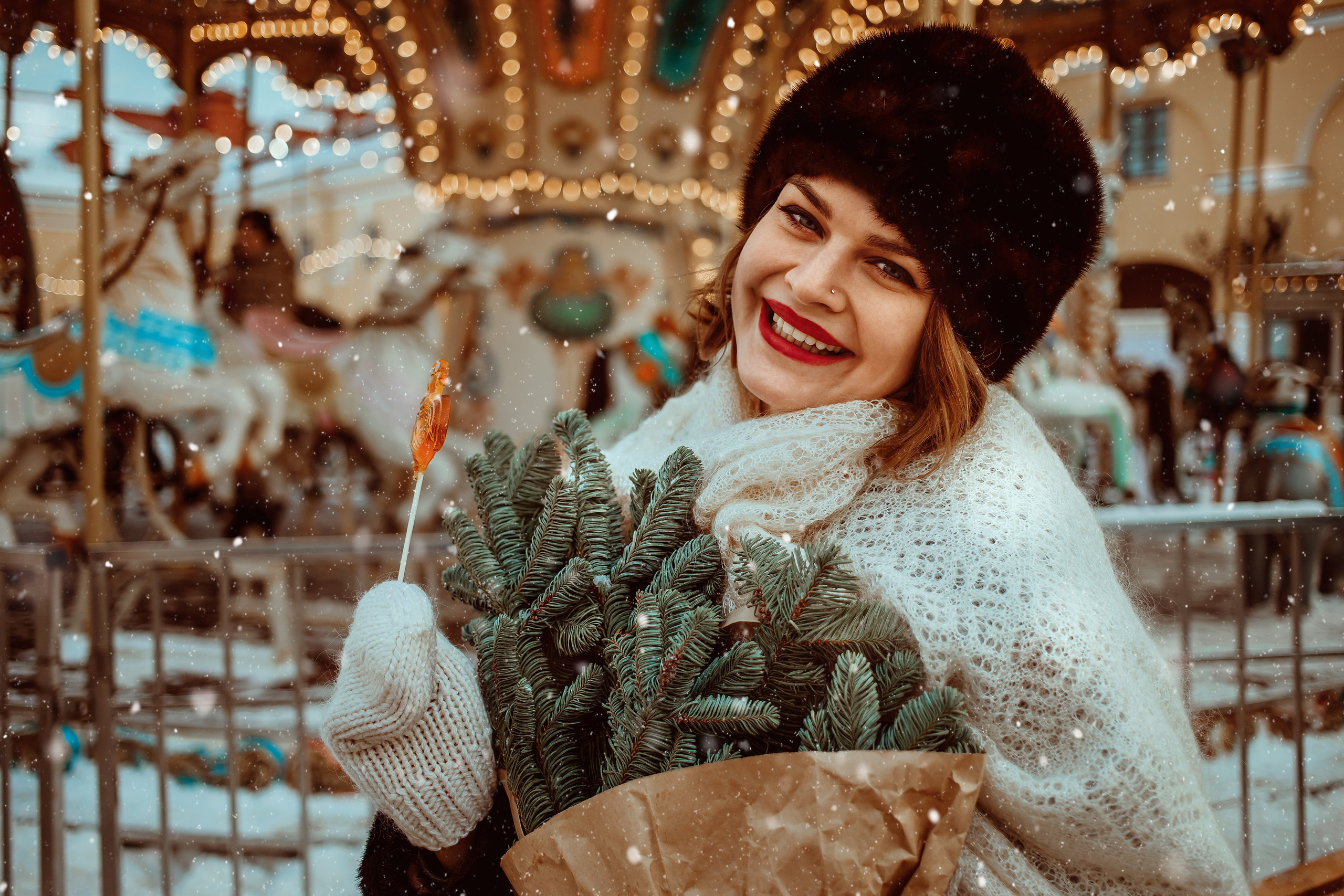 Новогодняя фотосессия Никольские ряды