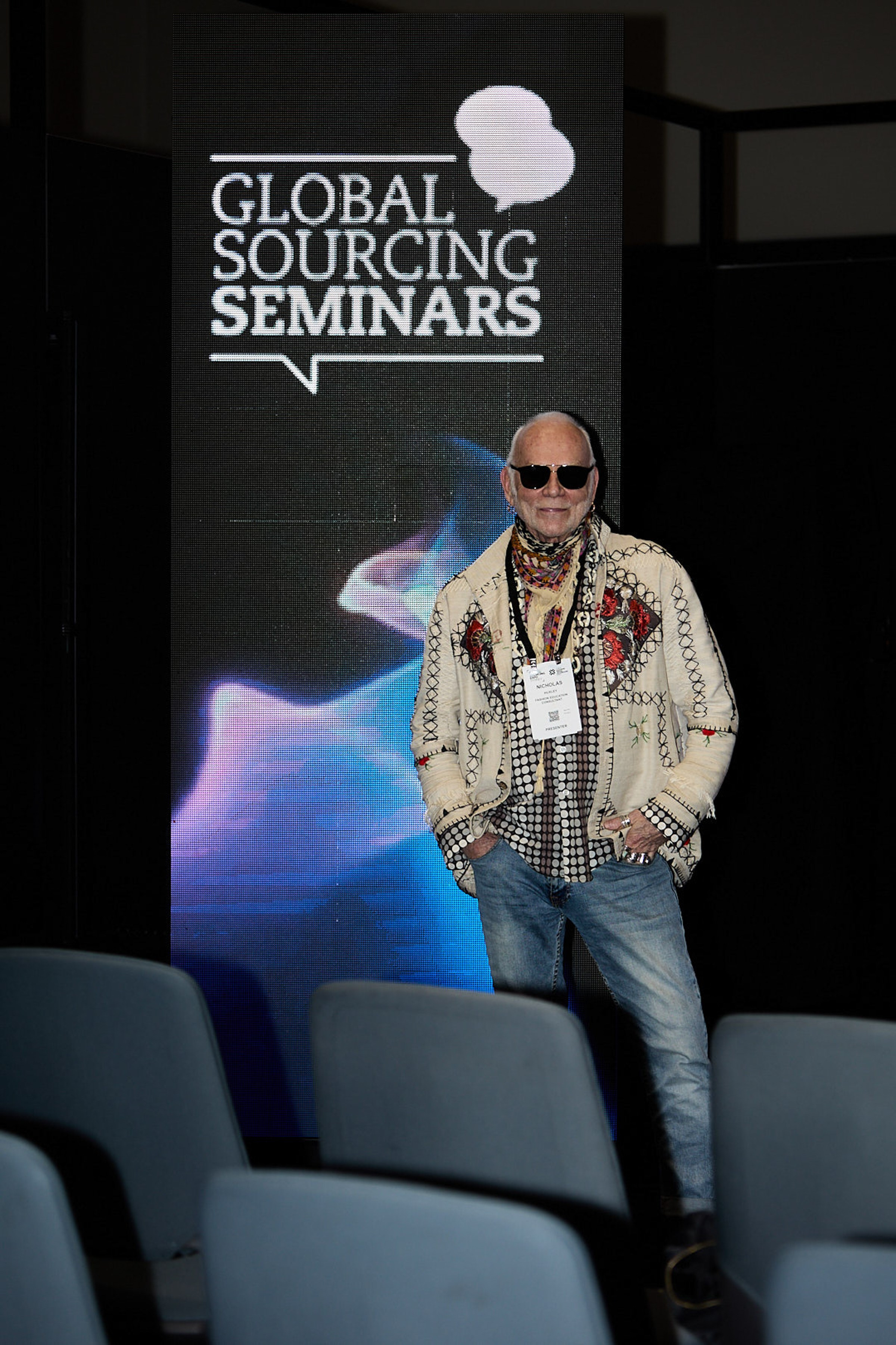 Nicholas Huxley was photographed at Global Sourcing Seminars 2026 in Sydney.