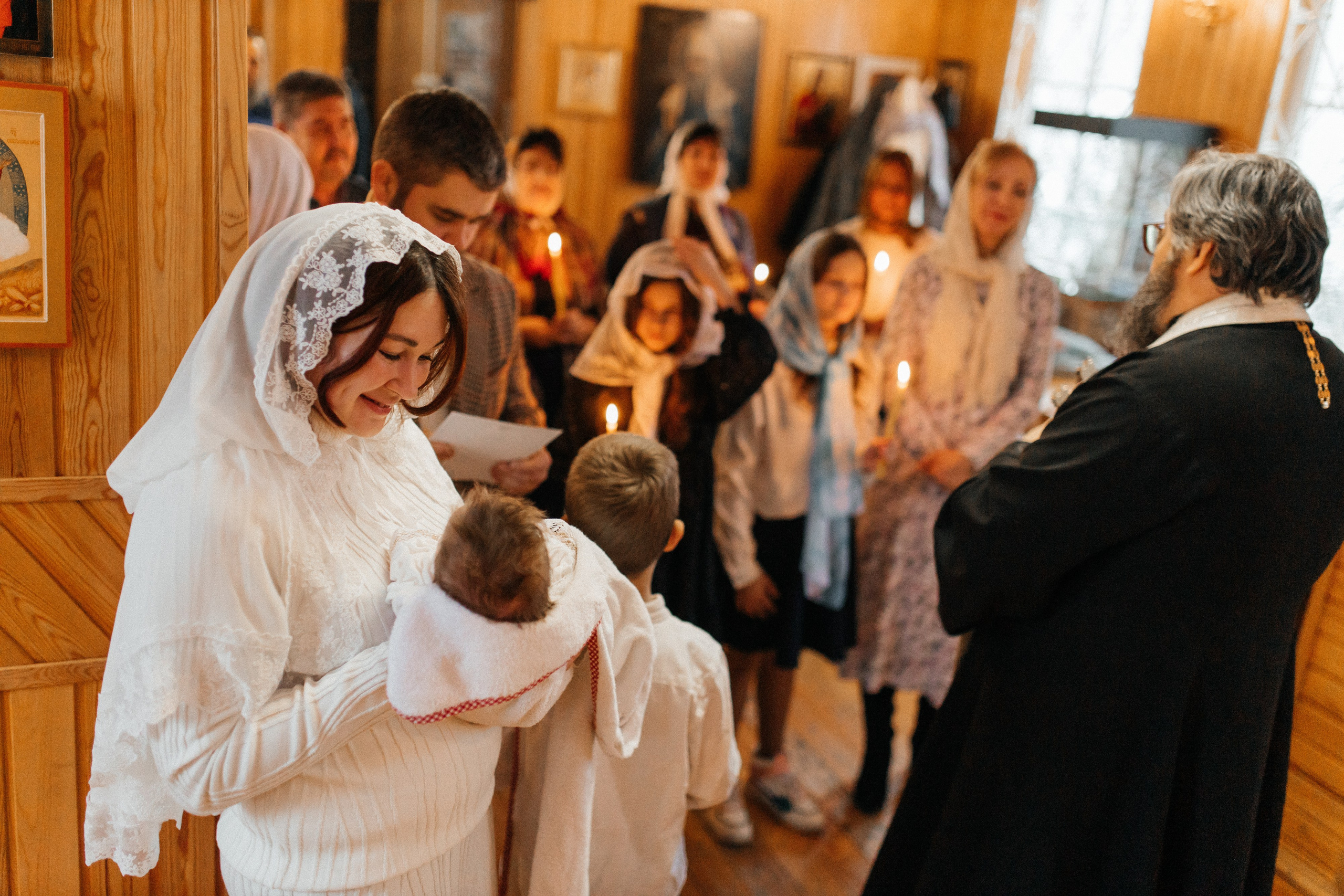 Крещения Марты. Семейный и портретный фотограф в Новосибирске Мария Хлебус