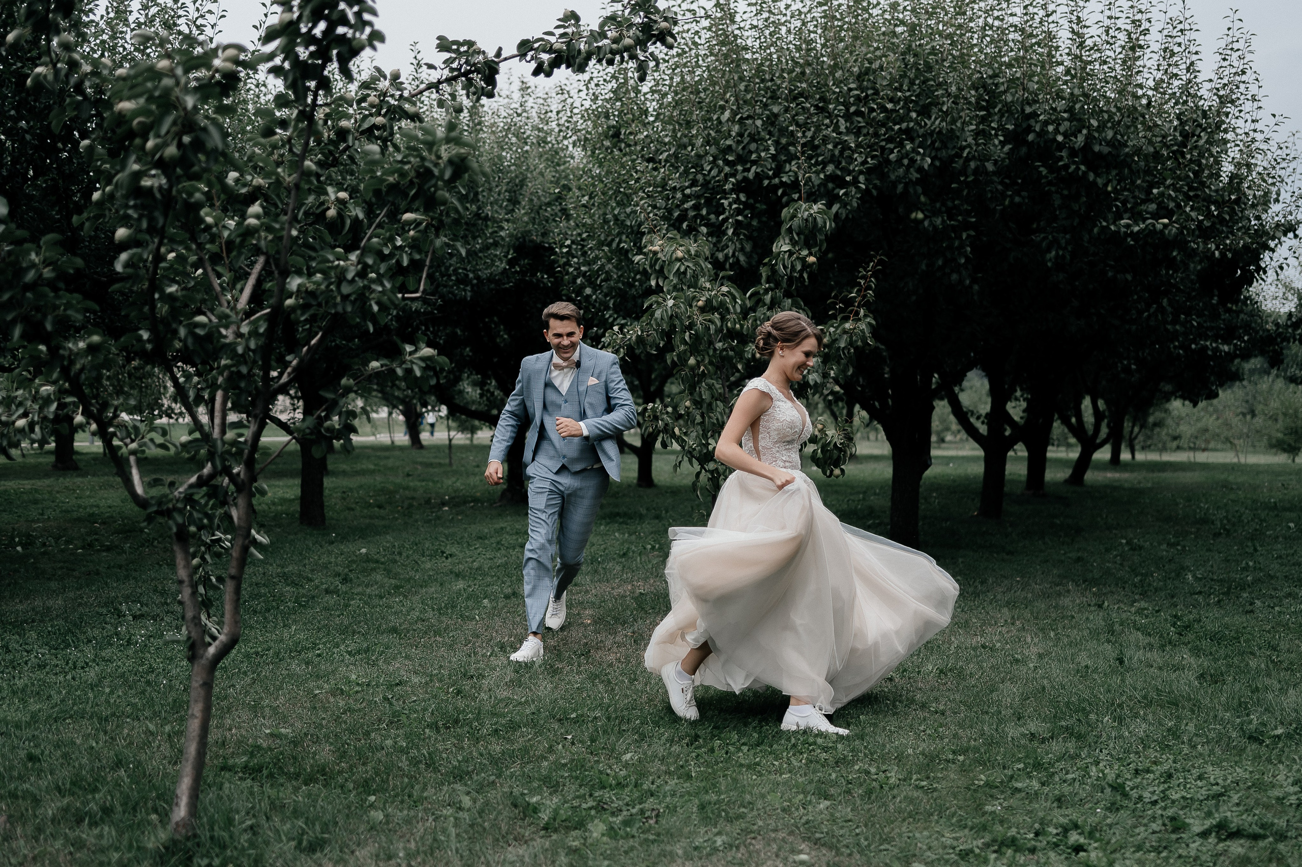 Фотосессия в яблоневом саду на Вднх