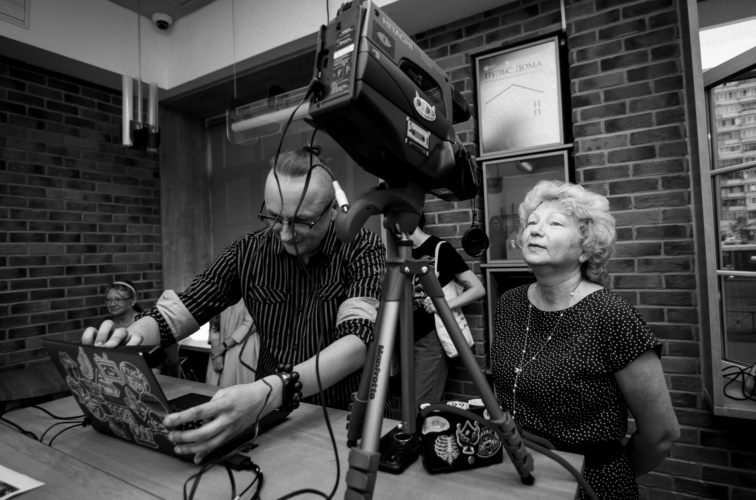 Fluxus Selfie Machine. Roman Hodirev is an esoteriologist, multidisciplinary artist, photographer and musician. Saint Petersburg, Riga