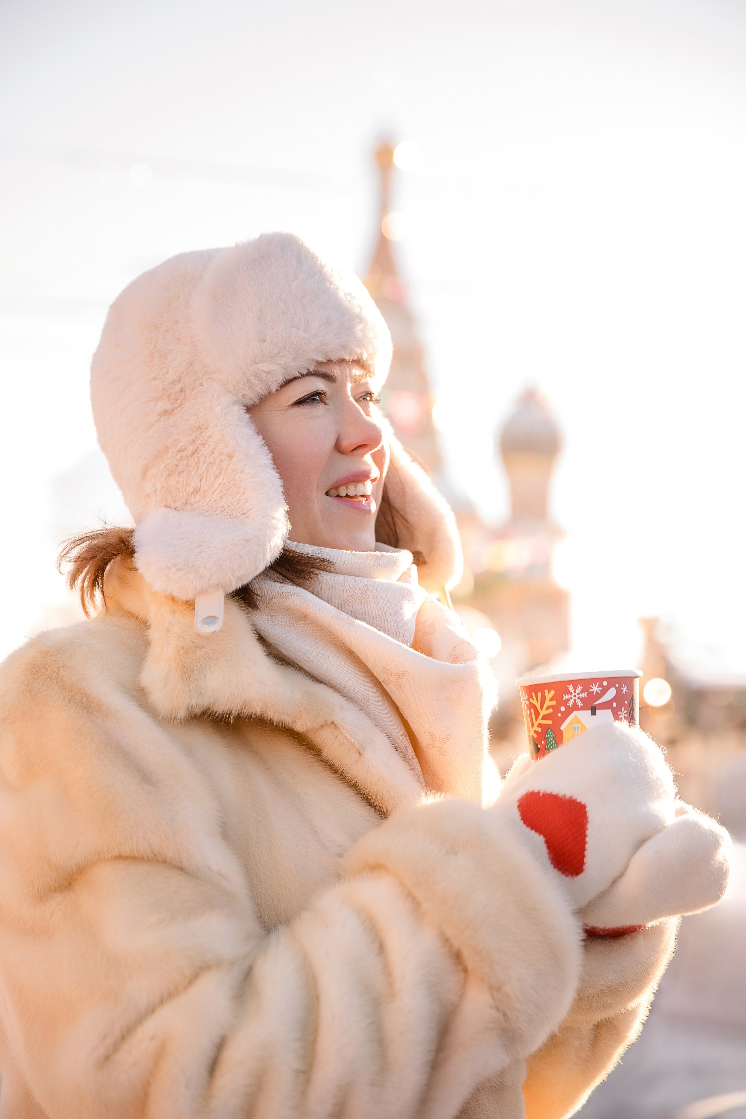 Новогодние фотосессии — уличные локации. Семейный и детский фотограф в Москве Вера Ускова