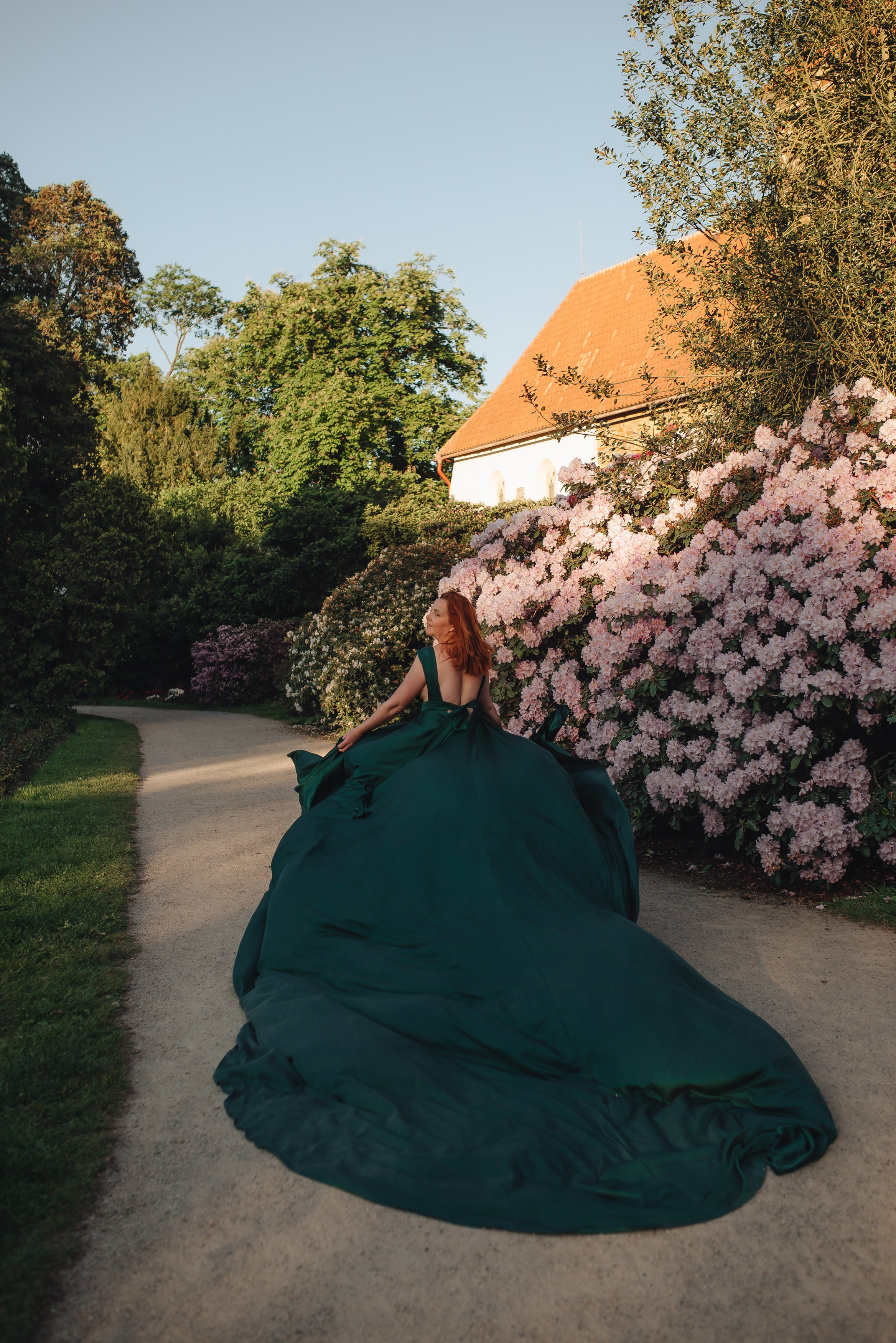 Фотосессия в летящем платье для Евгении. Фотограф Прага | Photographer Prague| Фотограф в Праге Яра Куркус