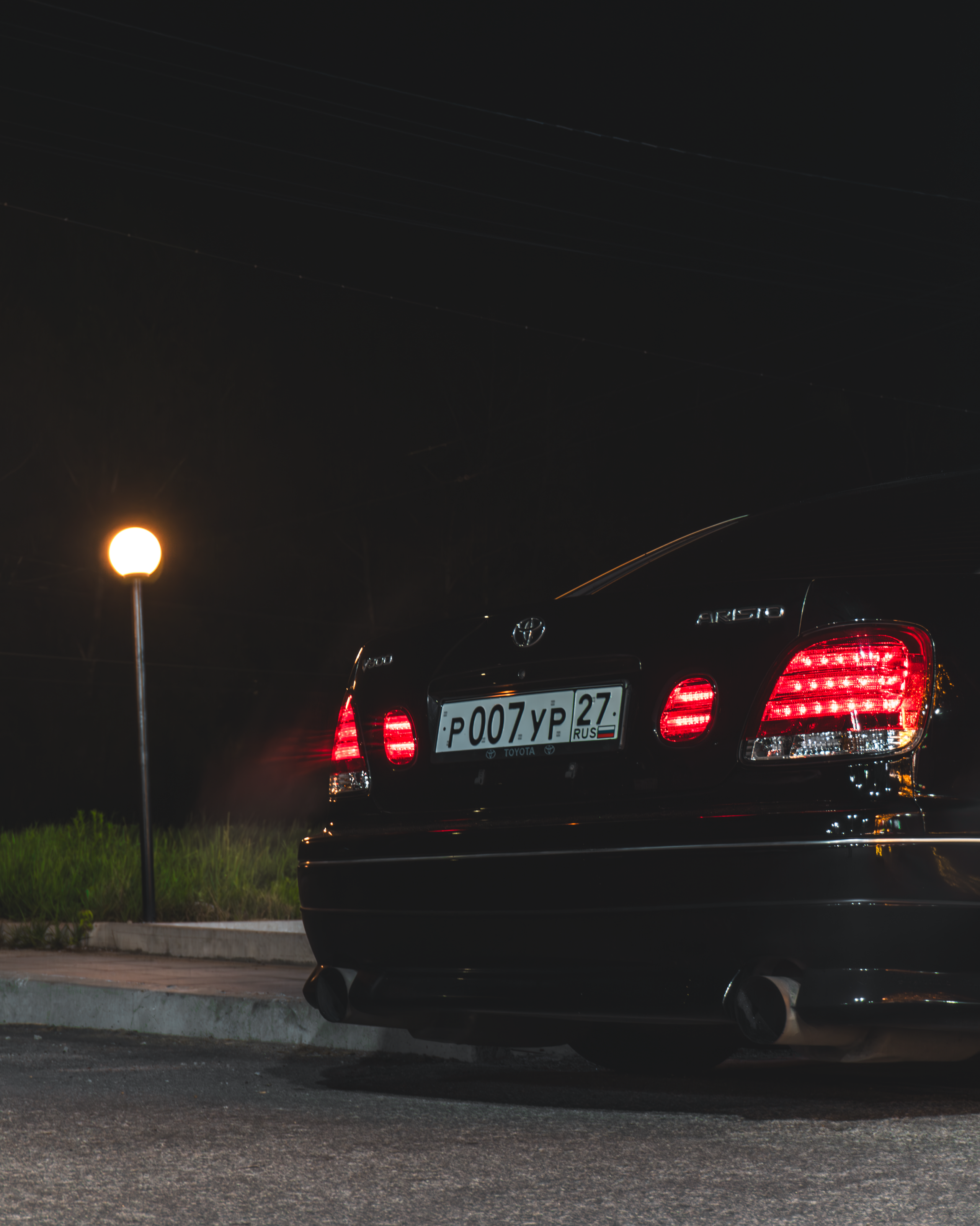 Toyota Aristo: в огнях Хабаровска