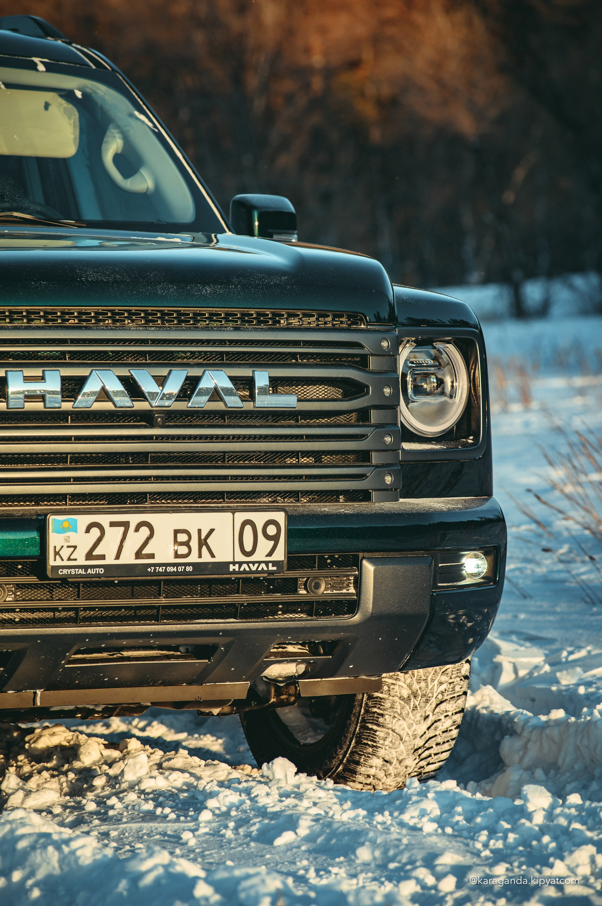 Зимний заезд на HAVAL H9. Кипятком Караганда