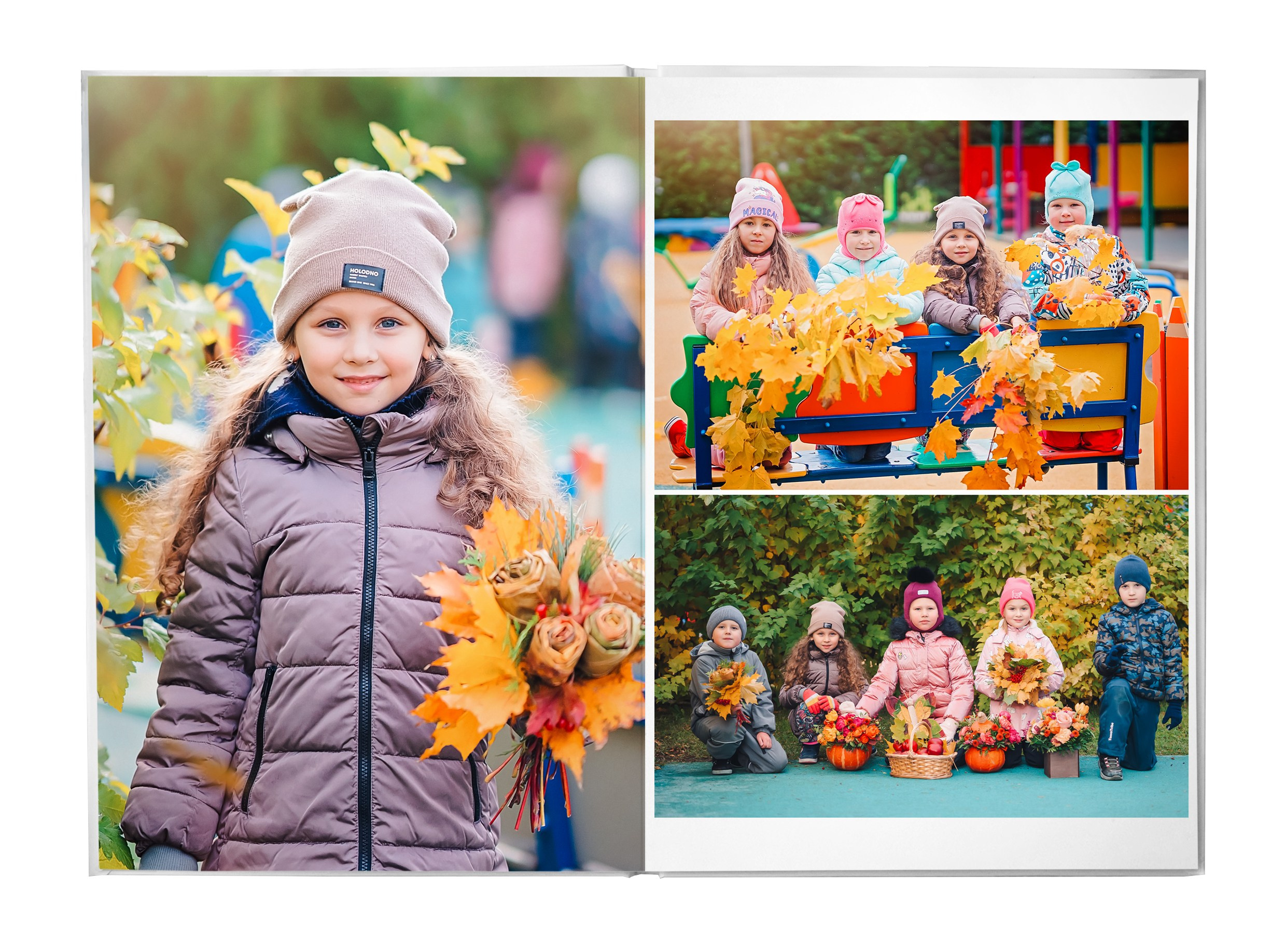 Выпускные альбомы для детских садов. Семейный и детский фотограф Марина Тувиста в Санкт-Петербурге