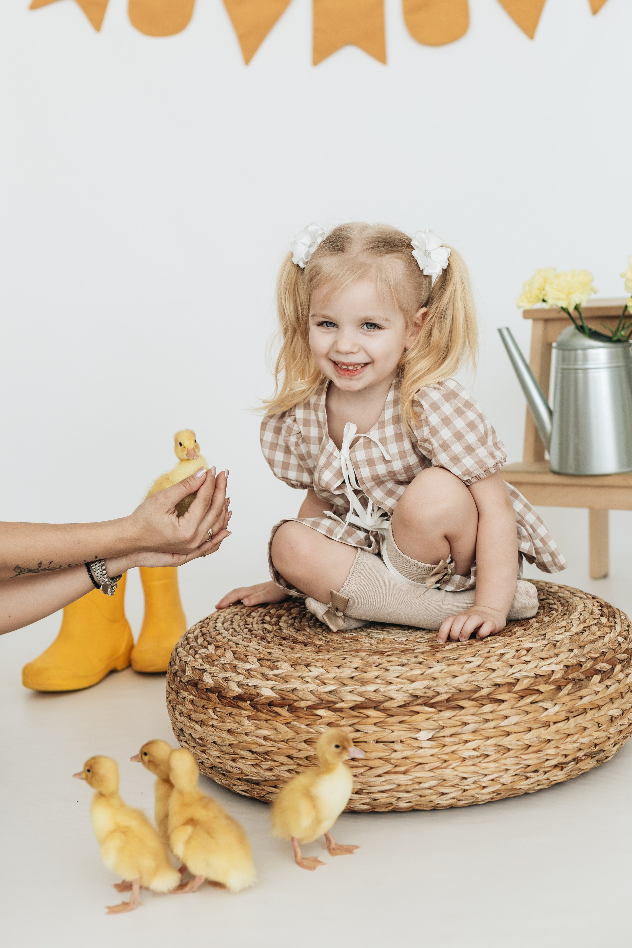 Детские фотосессии с утятами в Железнодорожном и Балашихе