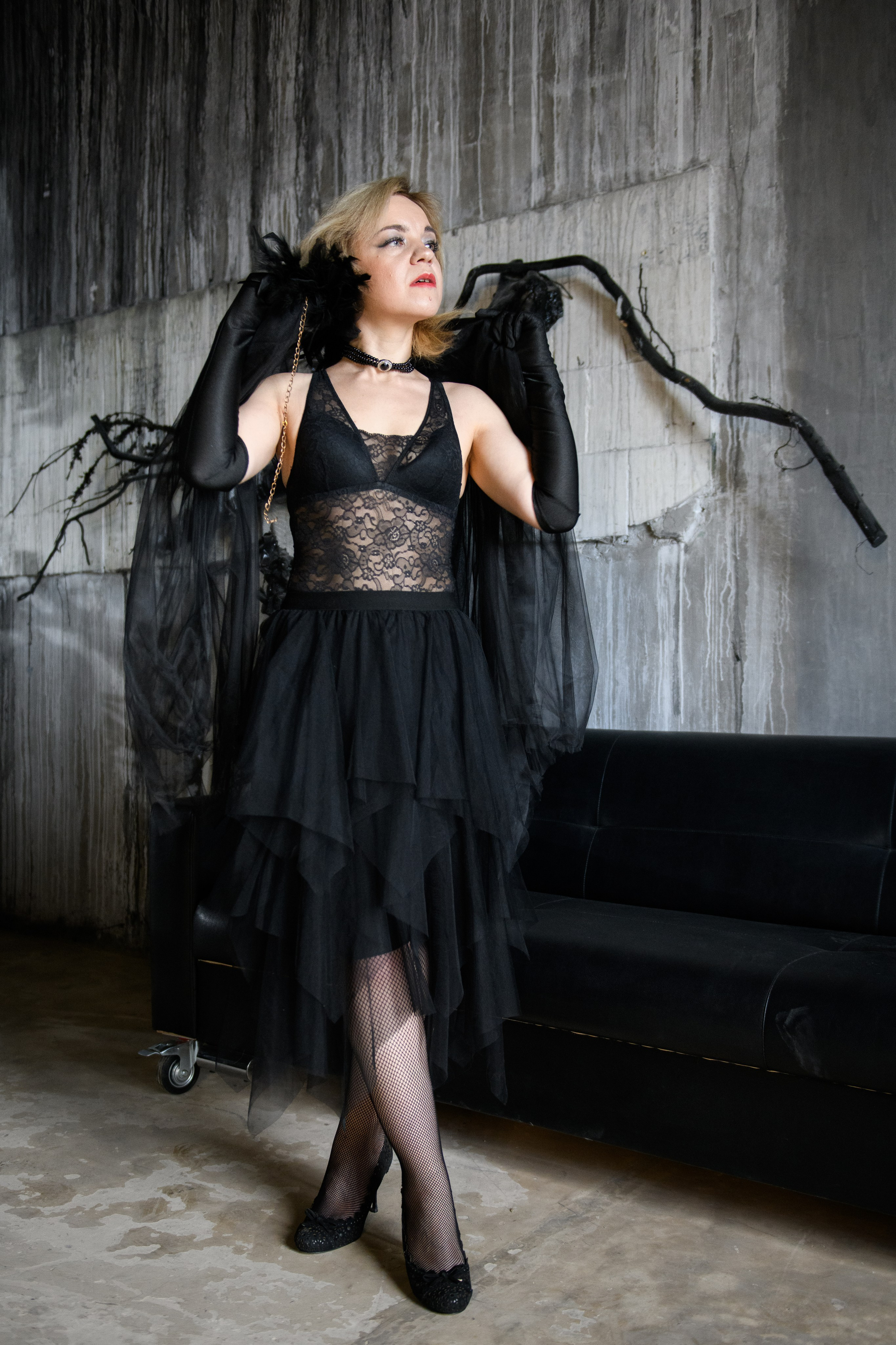 Мария. Готика. Организация и проведение фотосъемок в Санкт-Петербурге. Фотограф Смирягин Илья