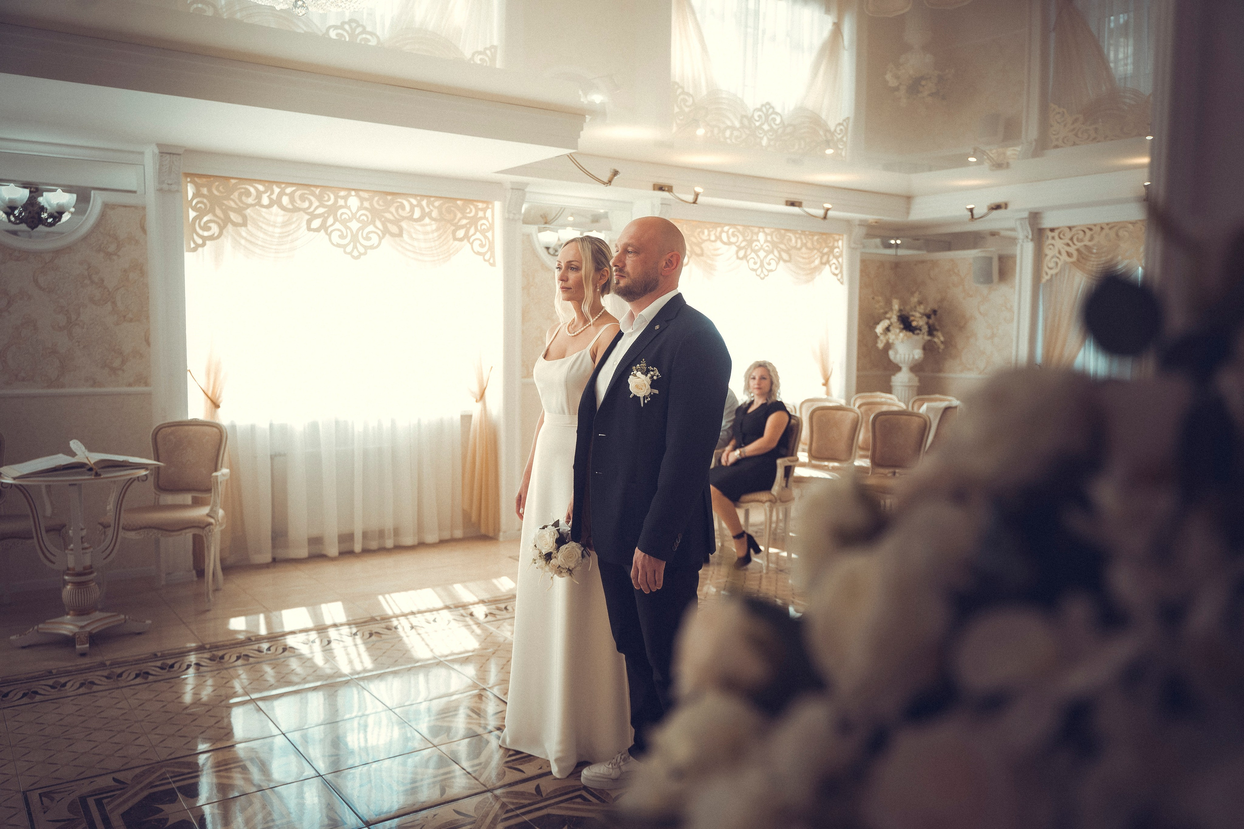 Регистрация в городе Петергоф. Свадебная фотосессия.