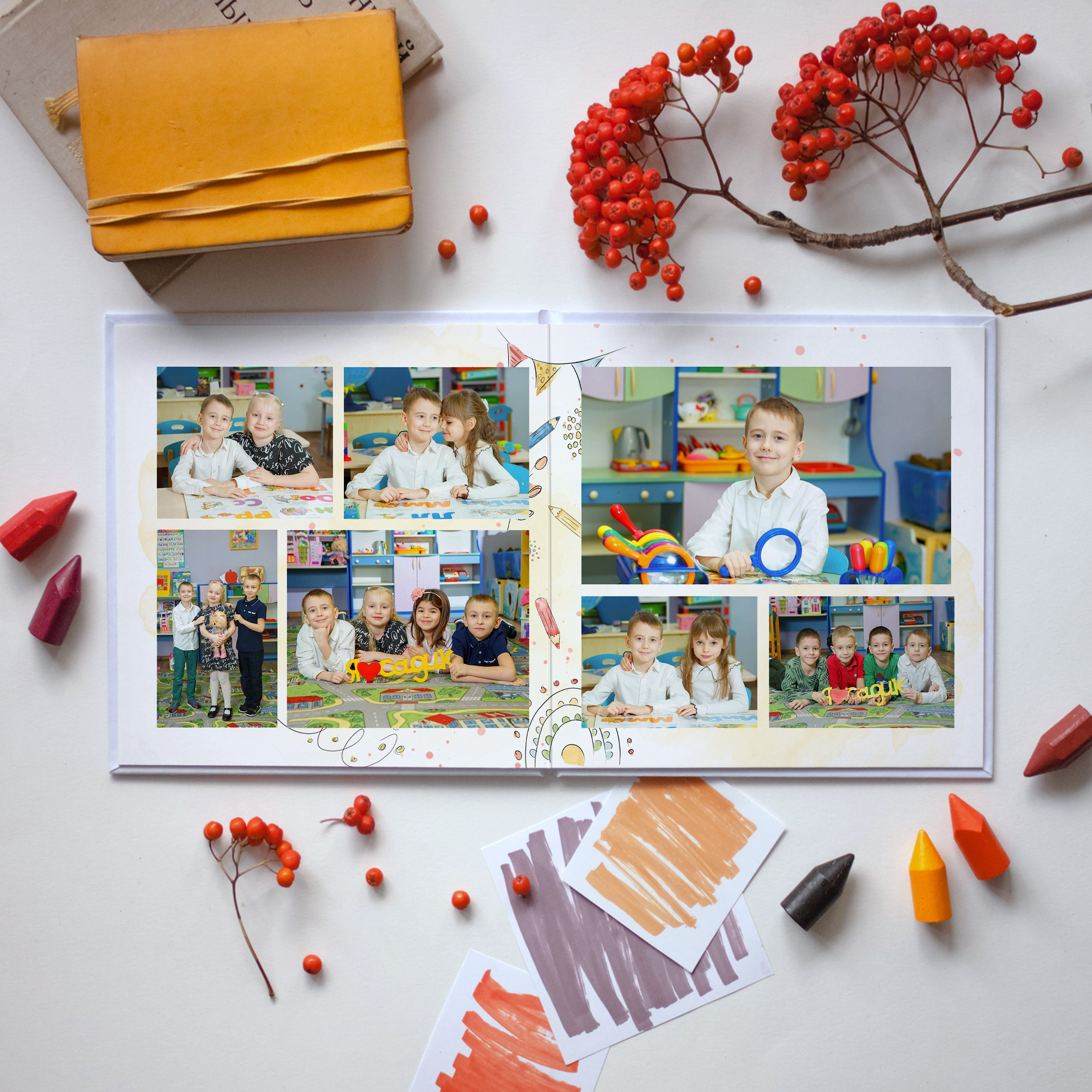 АЛЬБОМЫ ДЛЯ ДЕТСКОГО САДА. Школьный фотограф Наталья Егорова