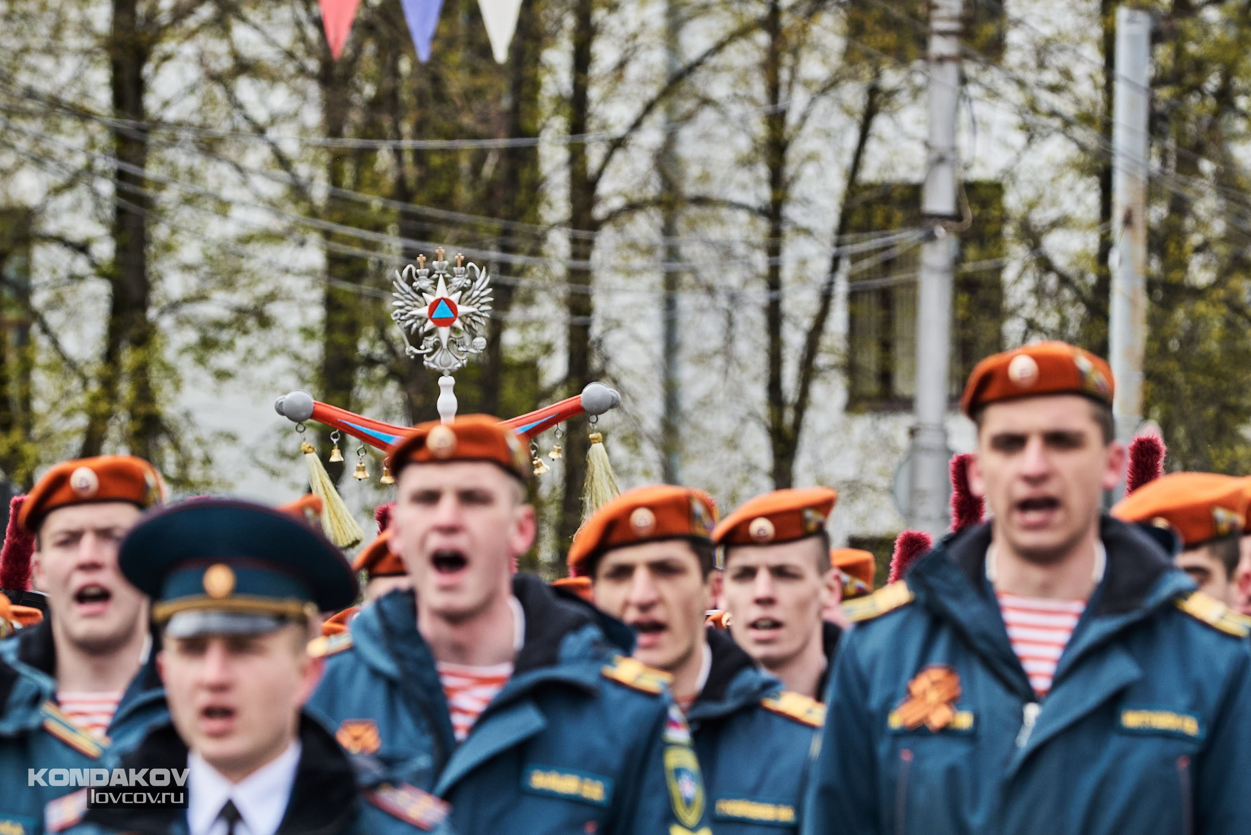 Парад в честь празднования День Победы 9 мая 2024 года в городе Иваново