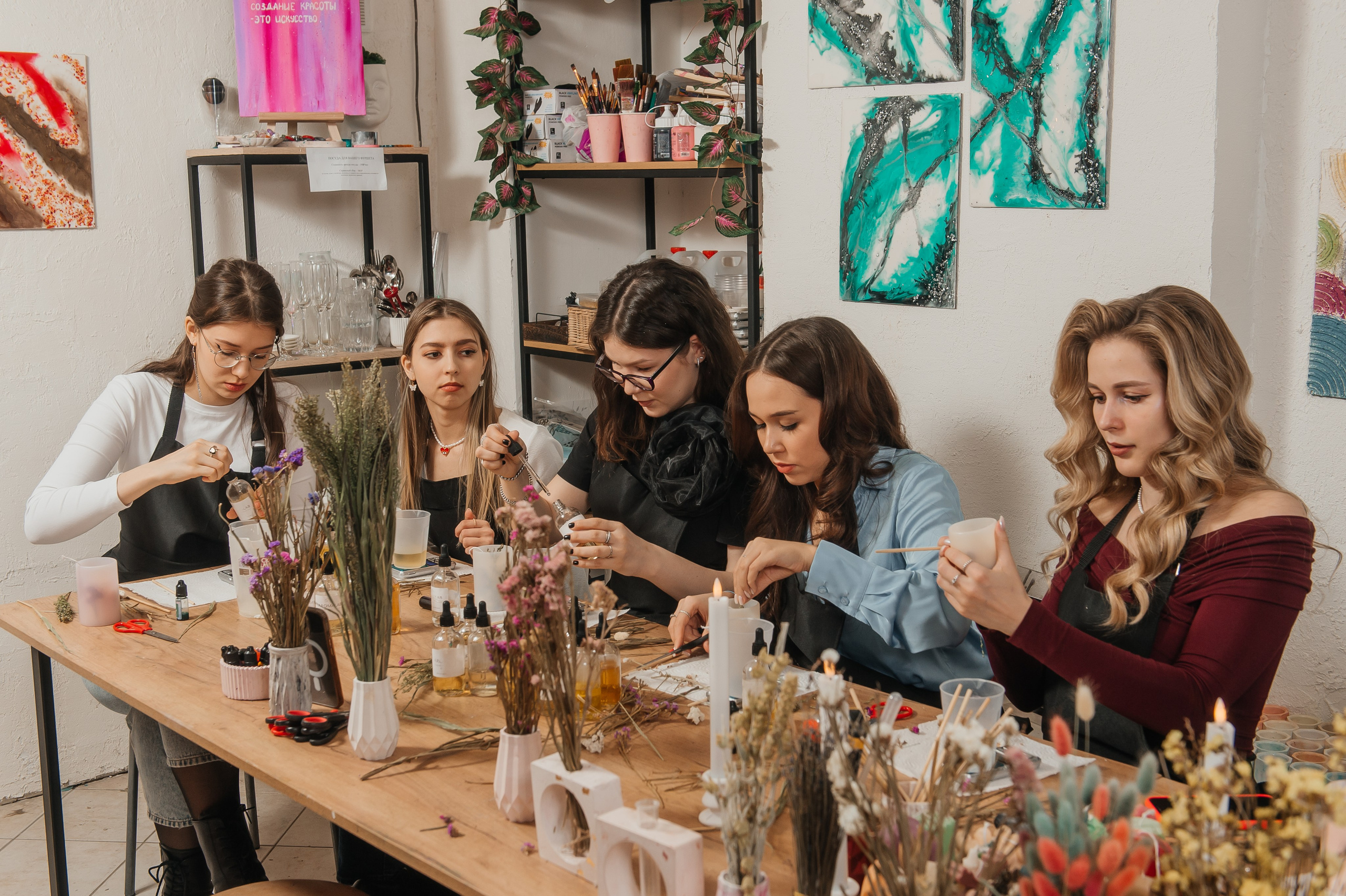 Мастер-класс по ботанической свече в Казани — AROMALAGE в гостях
