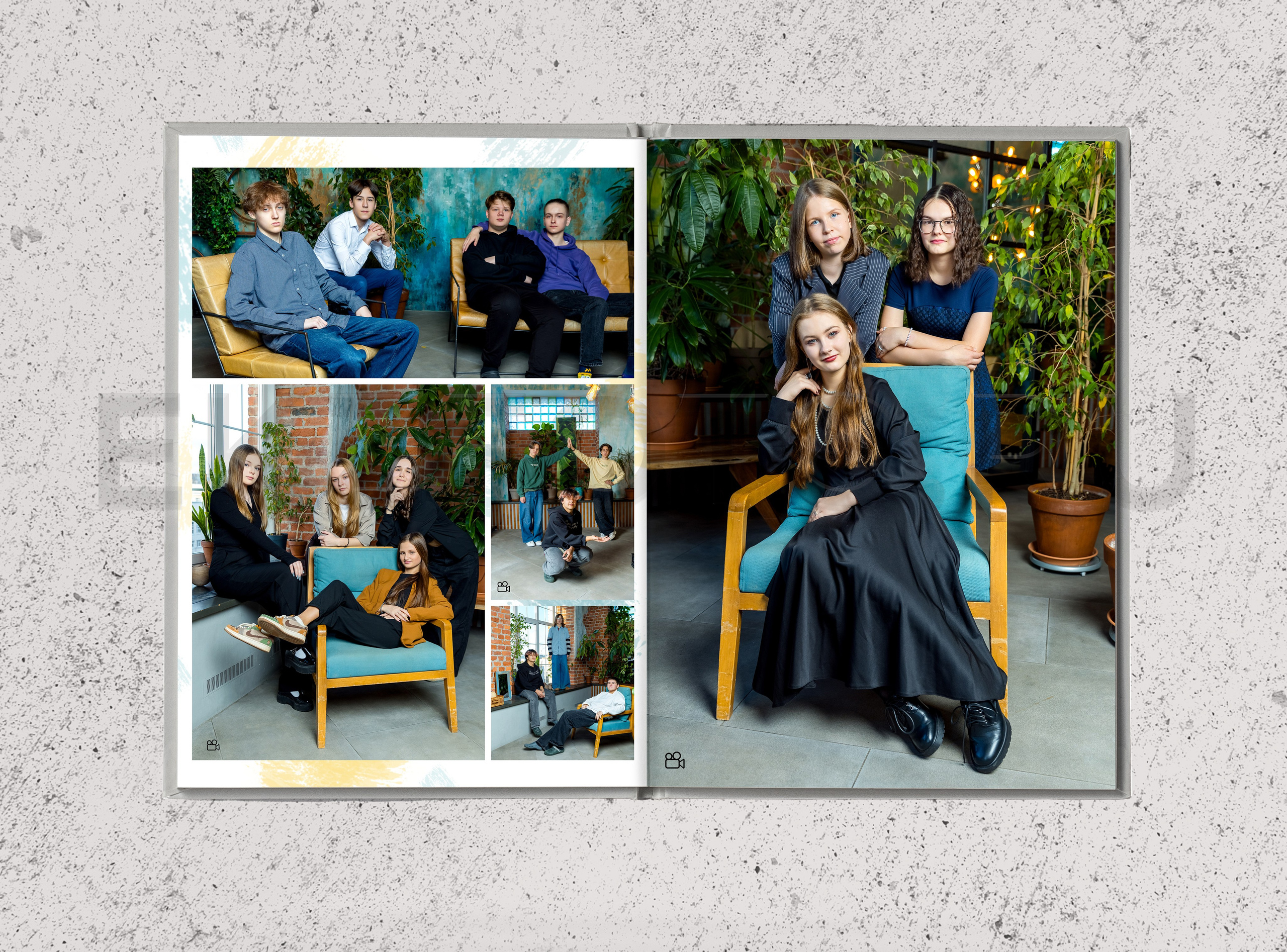 СТУДИЙНАЯ ФОТОКНИГА ВЫПУСКНИКА ШКОЛЫ 21×30 СМ 10 РАЗВОРОТОВ. Фотограф Екатерина Зайкова в Санкт-Петербурге
