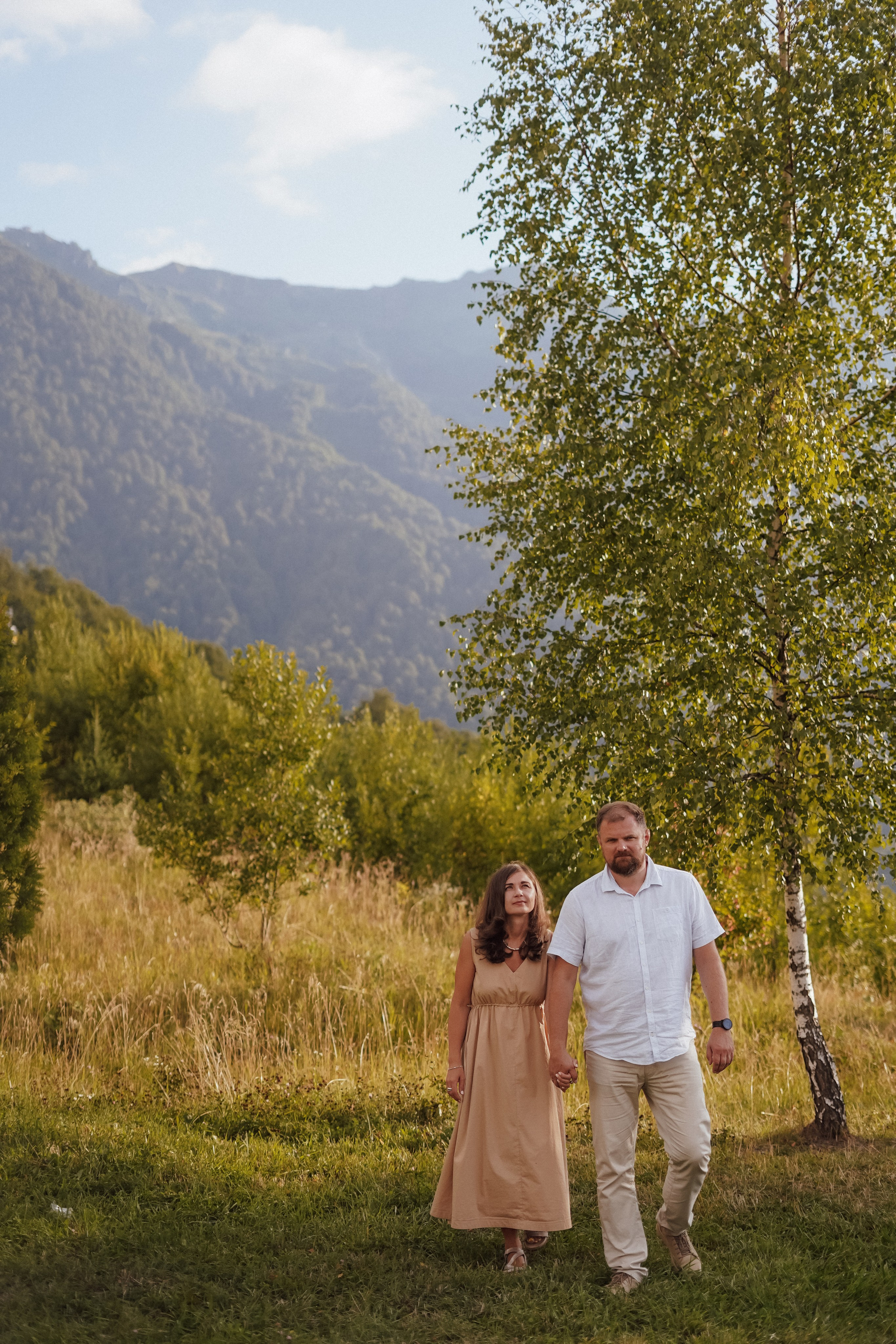 Алексей и Екатерина в горах Красной Поляны. Фотограф в Сочи и Абхазии | Фототуры | September Air