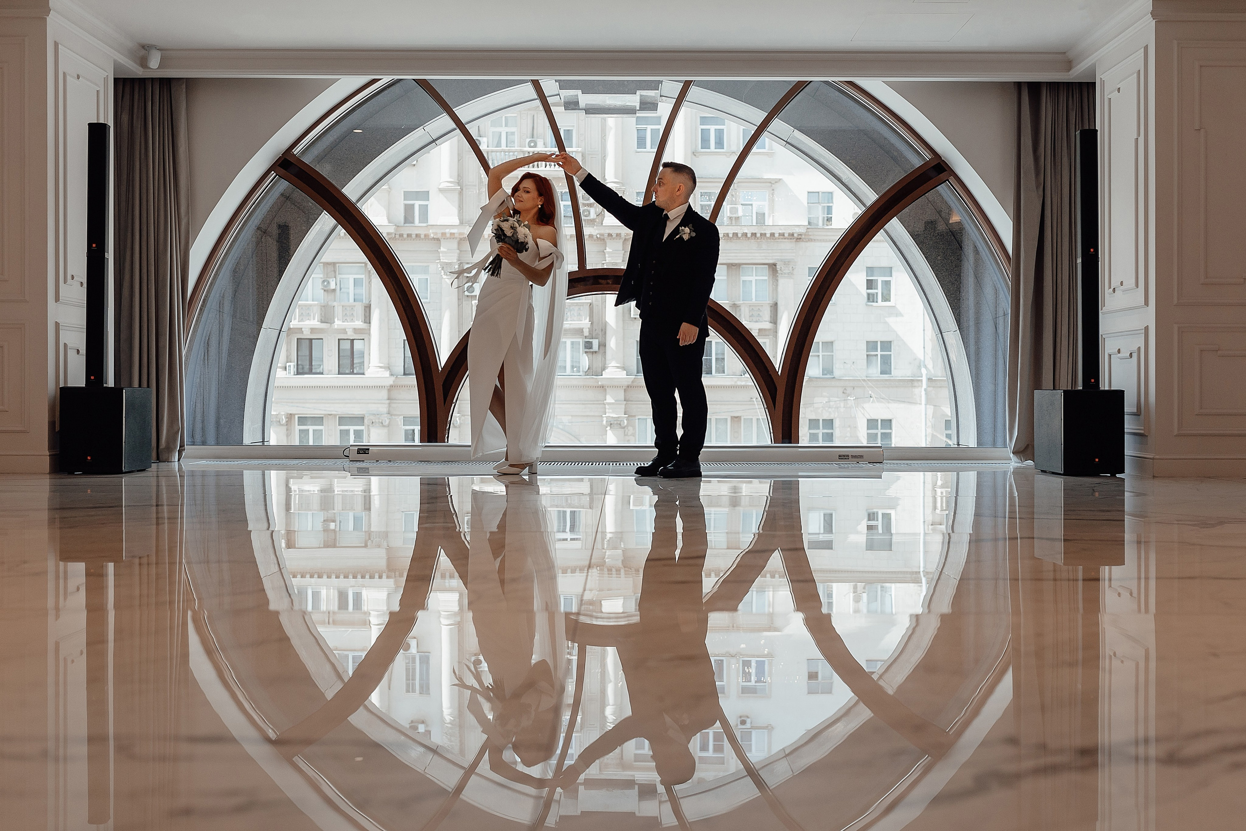 свадебная фотосессия в отеле marriott imperial plaza