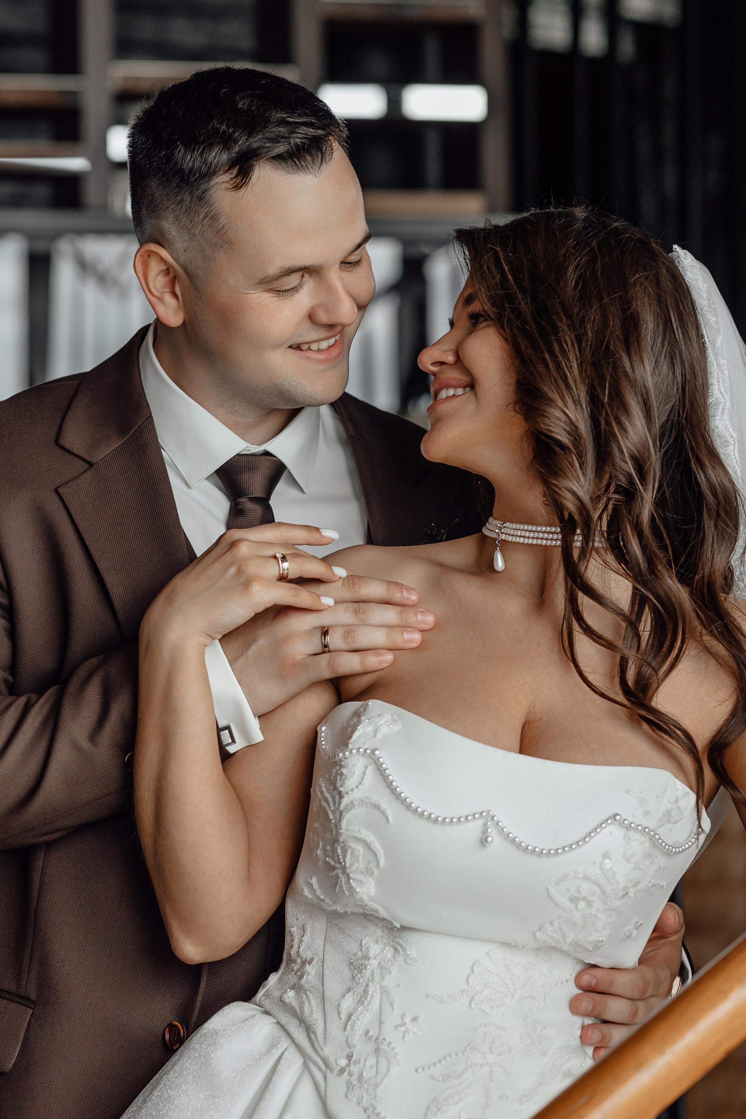 свадебная фотосессия в ресторане Birds башня Око Москва Сити