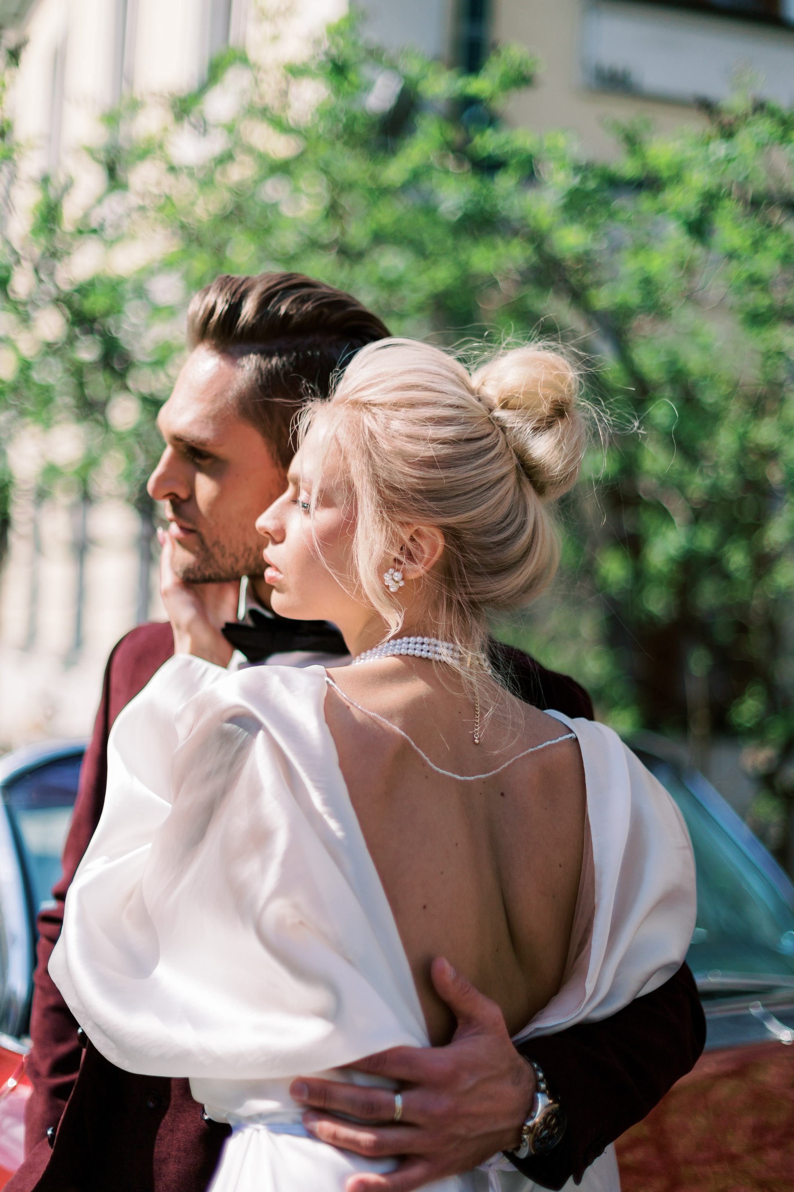 Свадебная фотосессия в Москве, отель Hotel Russo-Balt