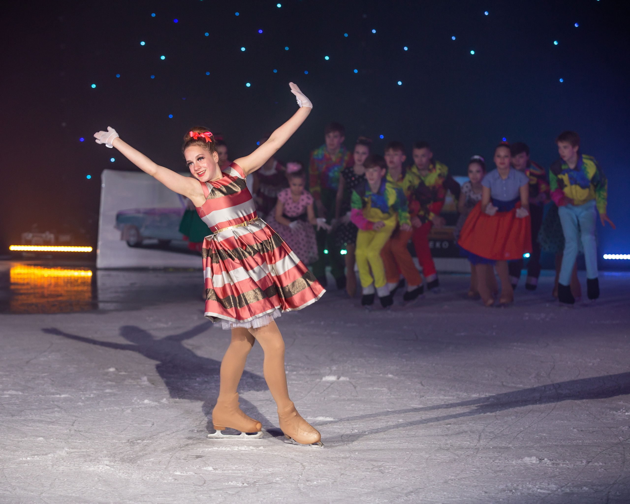 Отчетный концерт. Театр на льду АЛЕКО. Репортажный фотограф в Москве