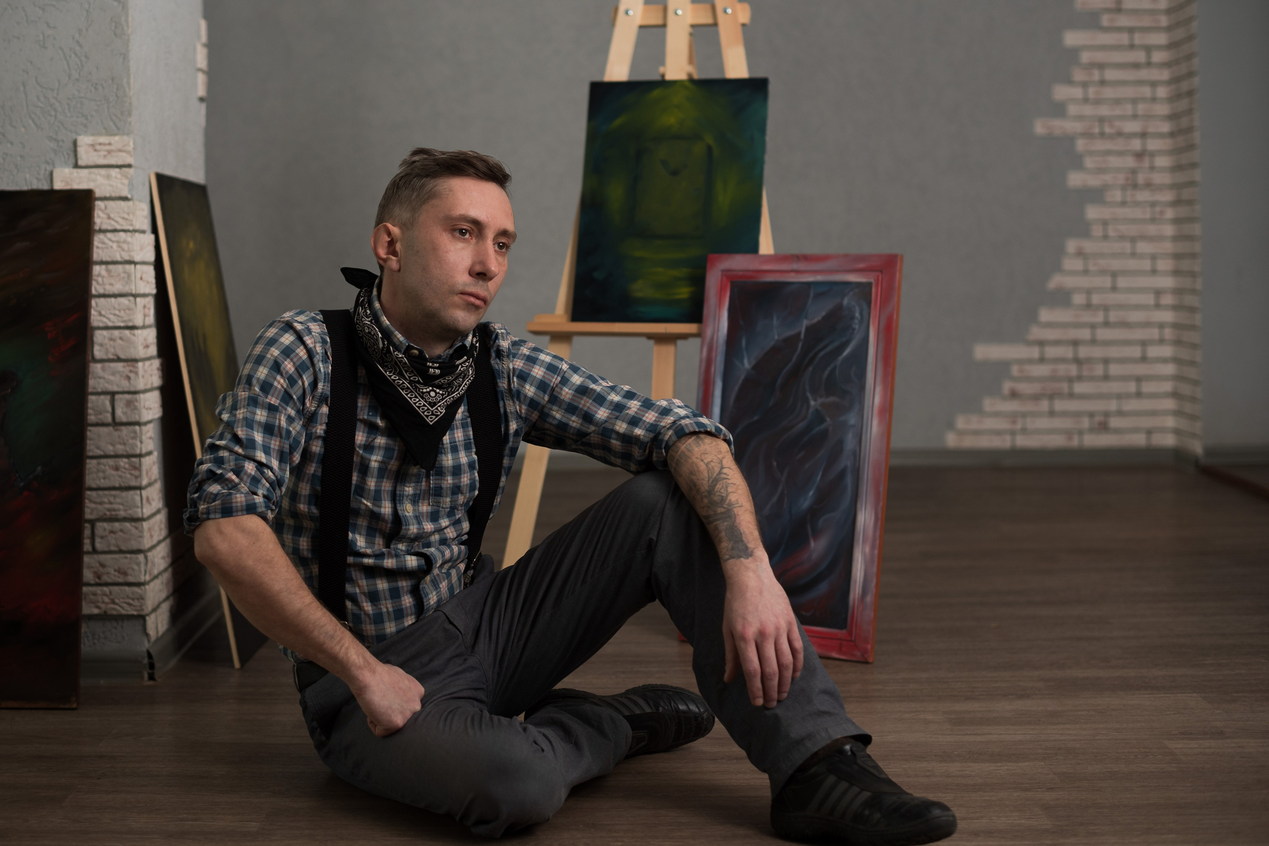 Контентная фотосессия для художника. Контент фотограф в Перми Нина Березина