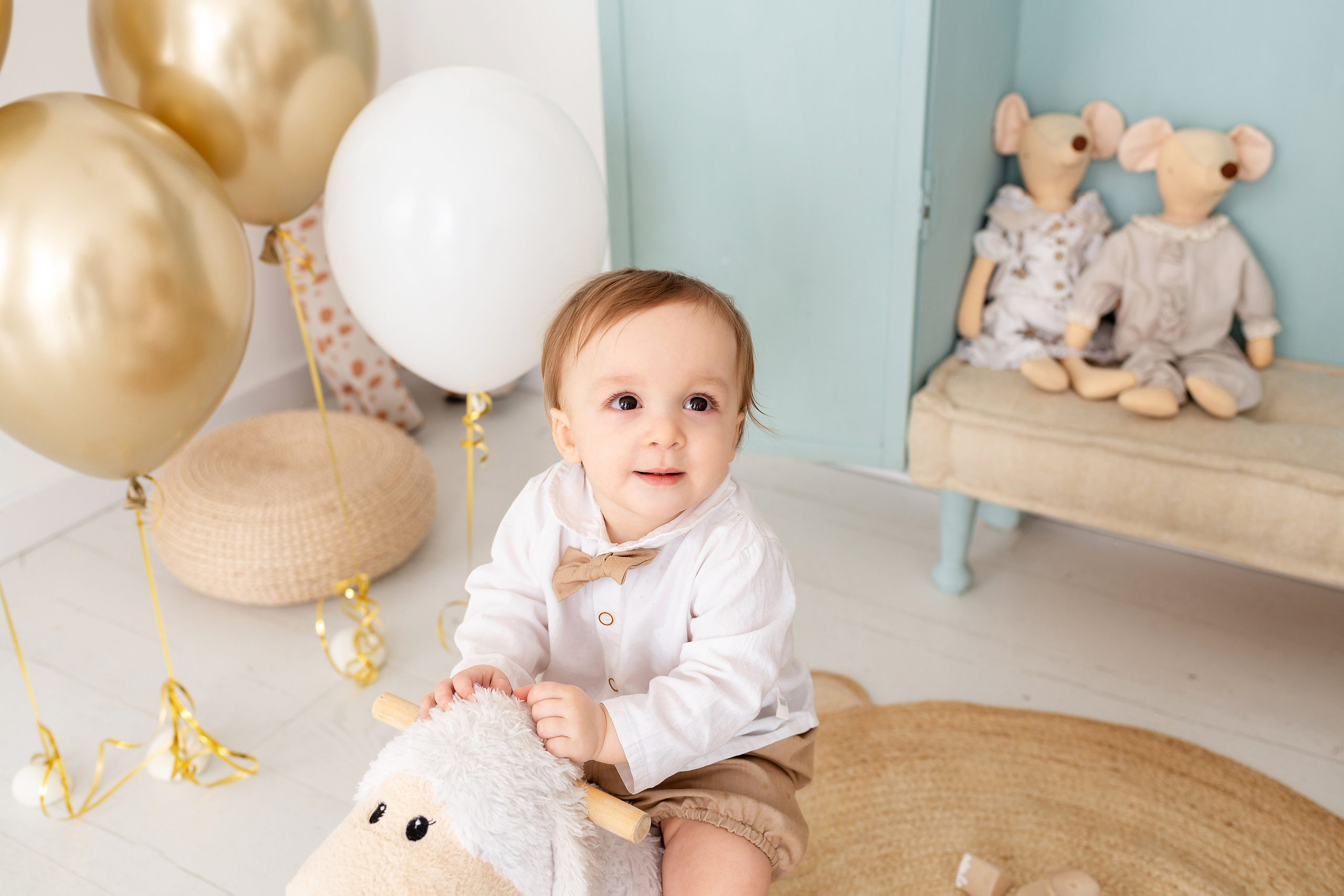 Фотосессия на годик для Жени. Детский фотограф новорождённых в Барнауле Ксения Хомкина