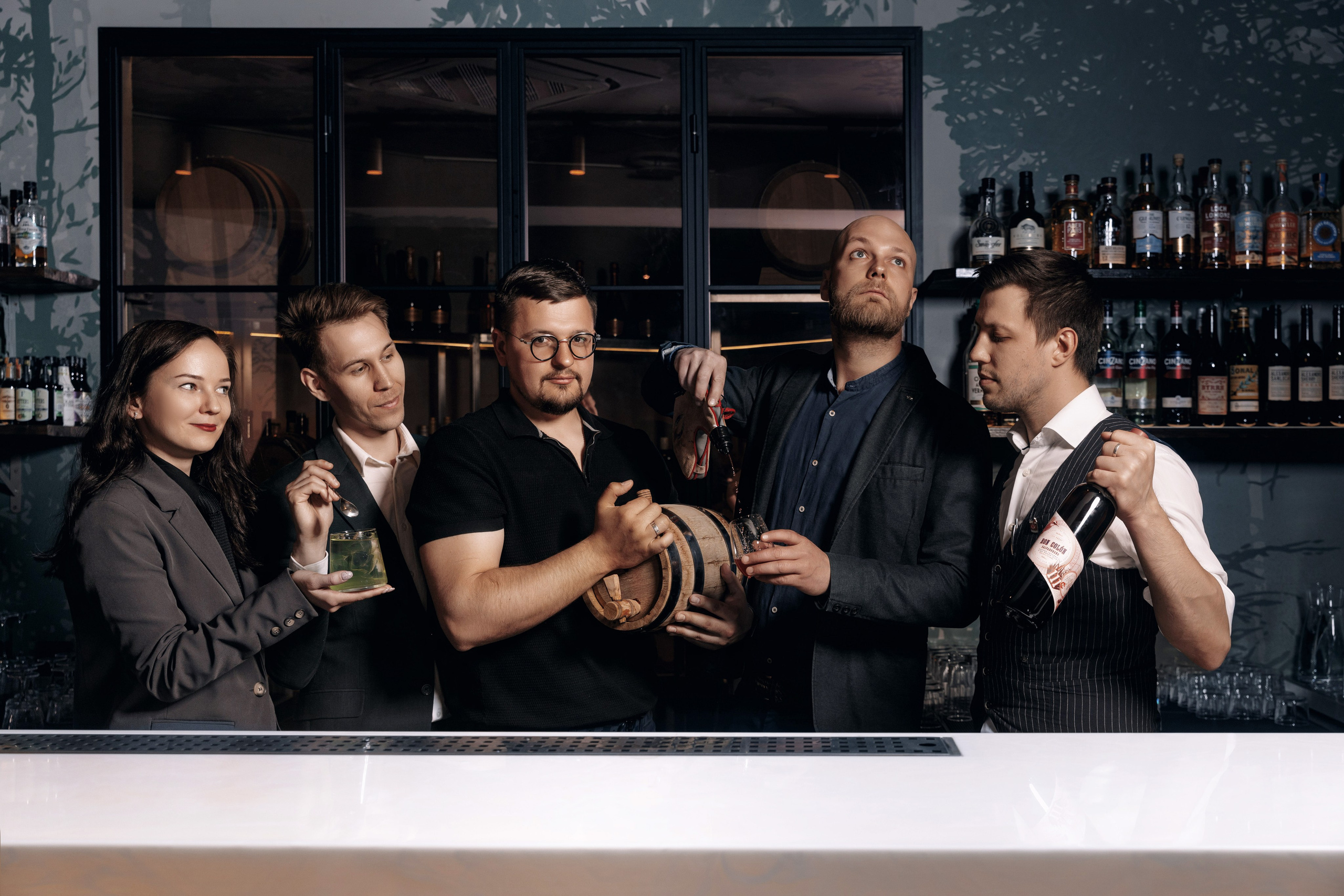 Контент съёмка барменов для социальных сетей