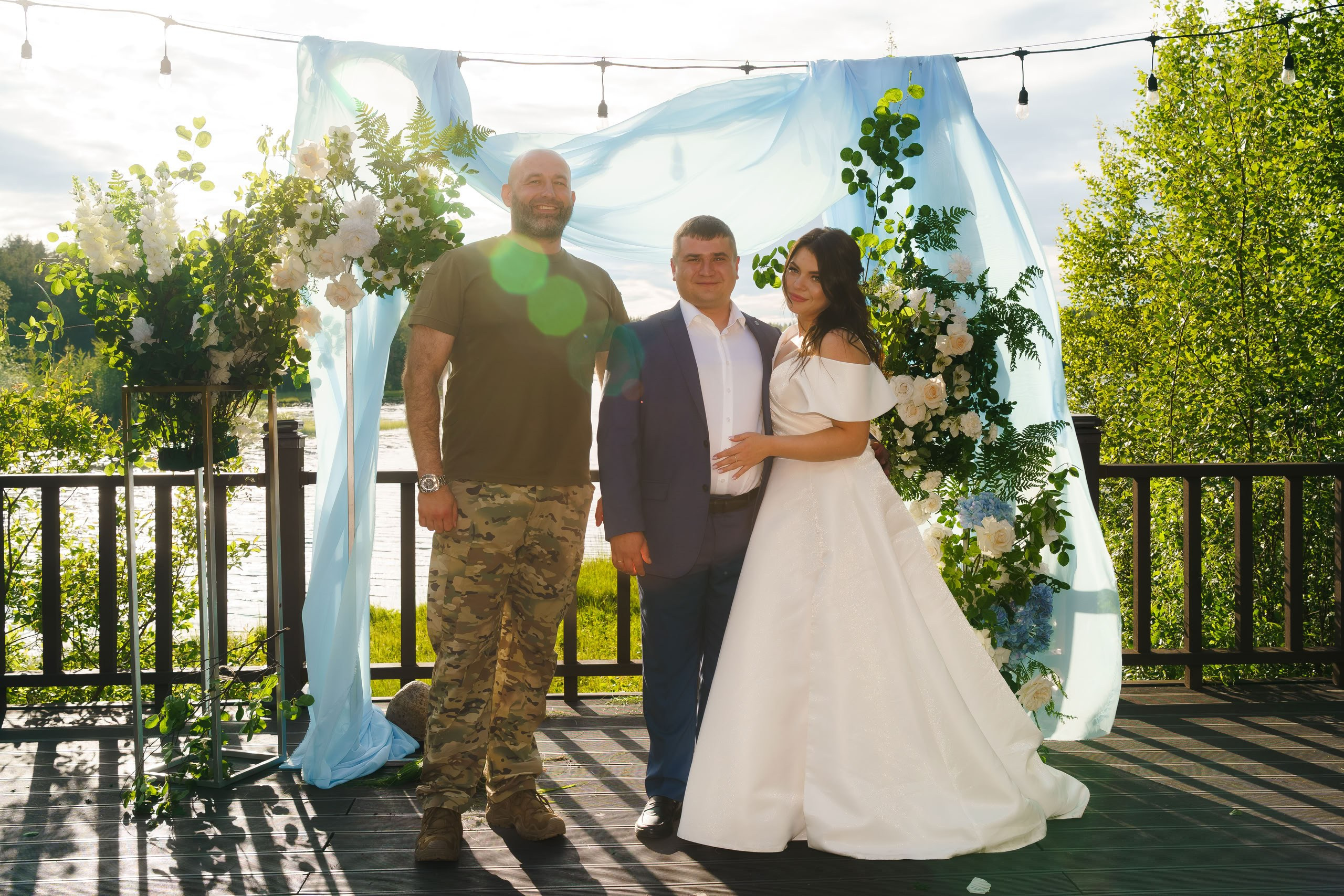 Мария и Михаил — прогулка у озера и церемония. Свадебный фотограф Дмитрий Родионов — Санкт-Петербург и Ленинградская область