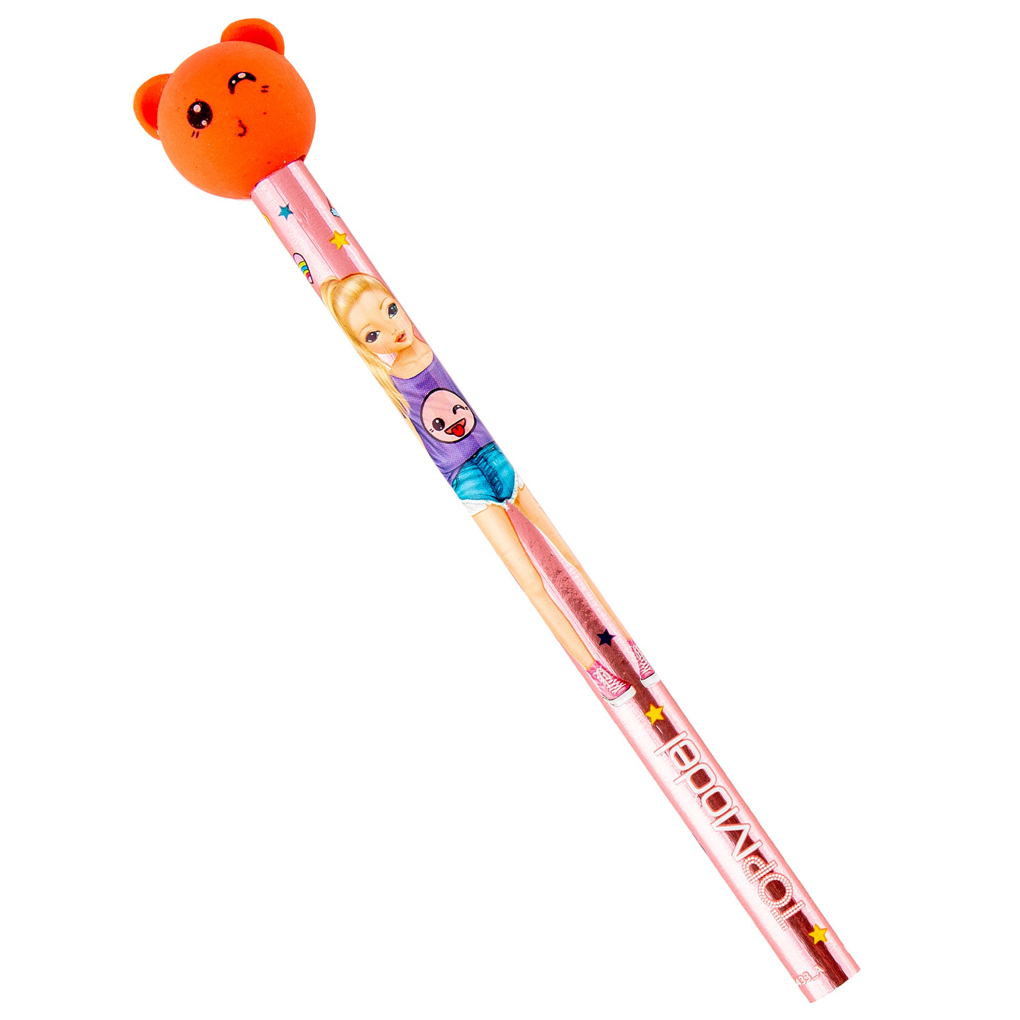 Карандаш с мишкой ластик