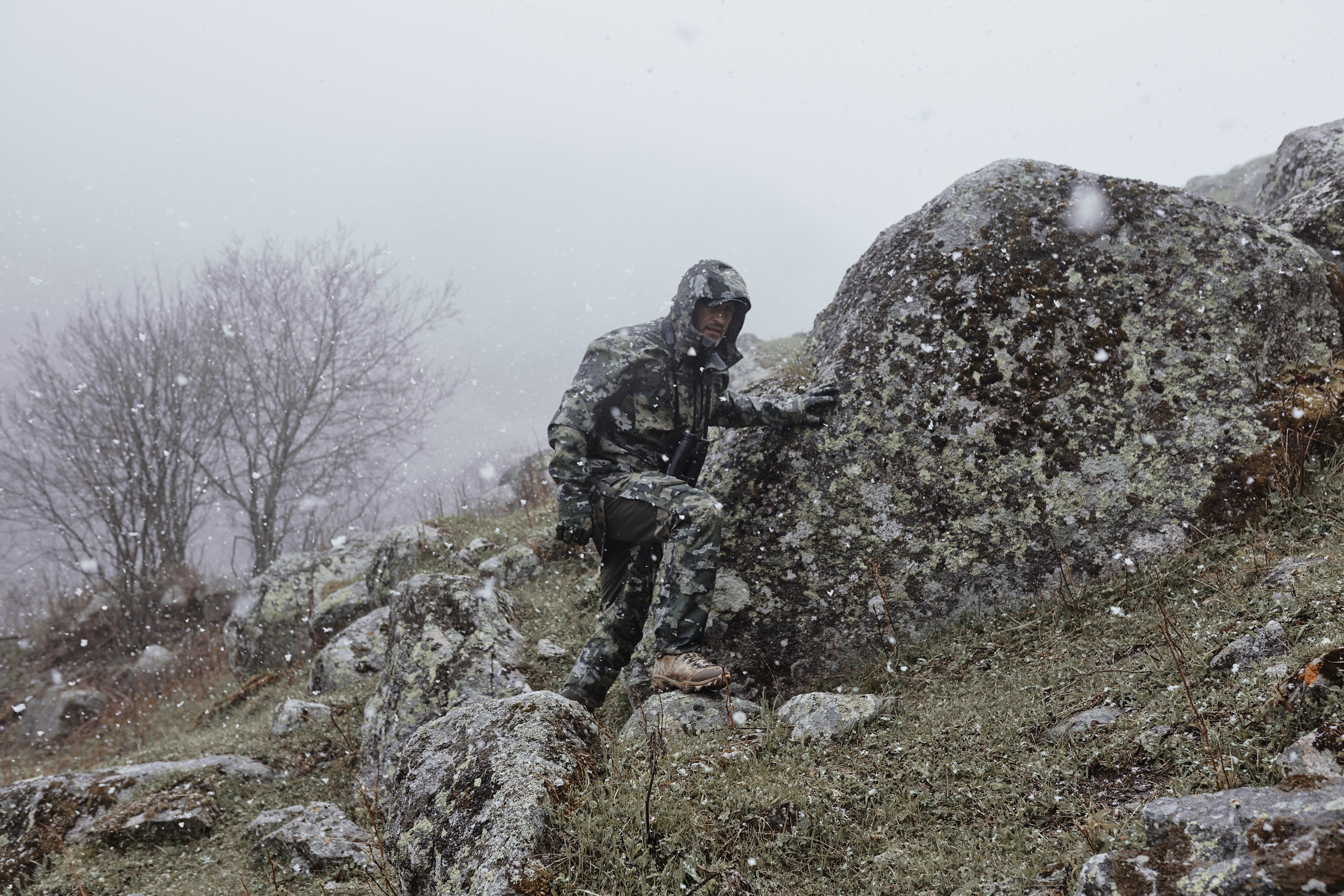 Съемка для бренда охотничьей одежды под ключ. Фотограф Продюсер в горах КБР / Москва Нальчик Горы