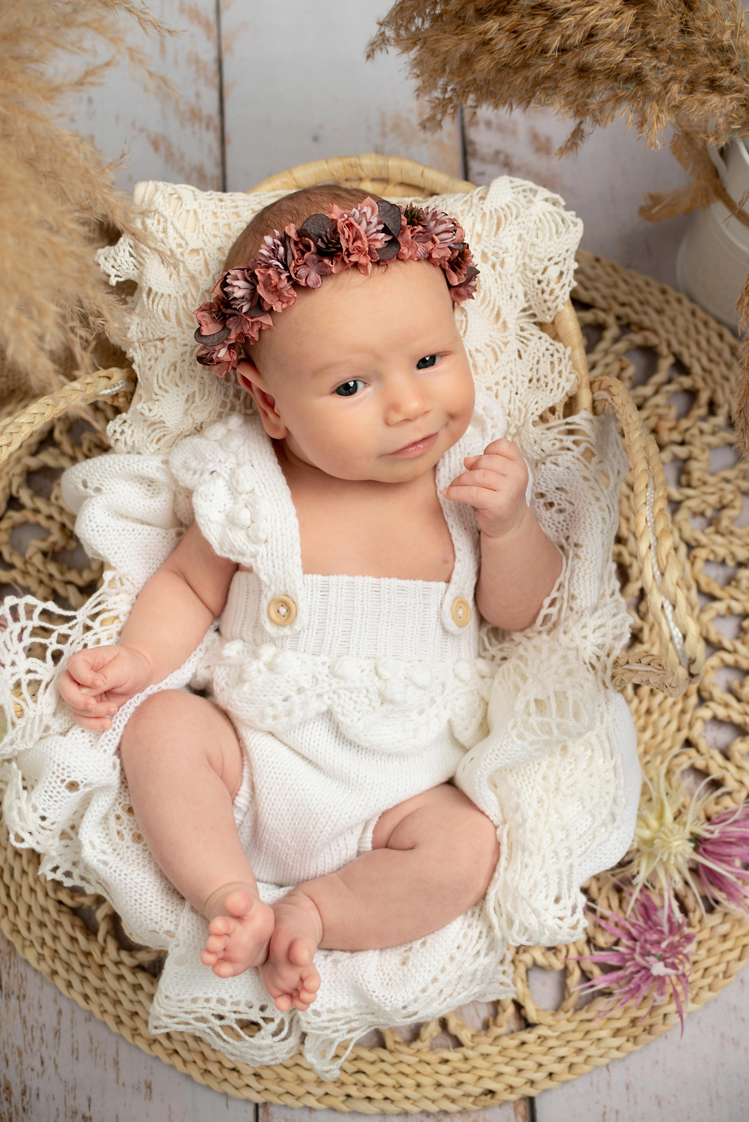 Ньюборн КРЕПЫШ малышка София мама Леся. Фотограф новорожденных в Нижневартовске Лара Курдюкова