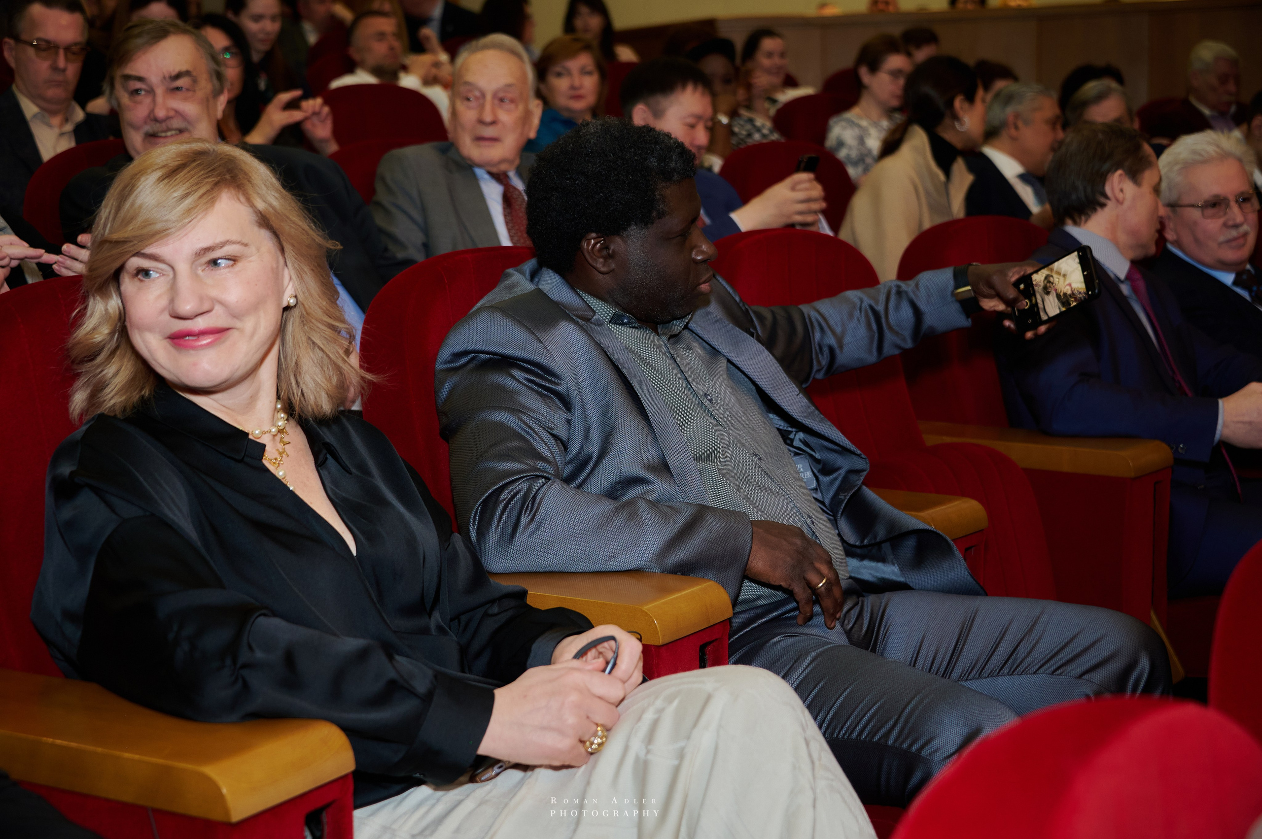 Презентация киноленты «Black to USSR». Фотограф Роман Адлер