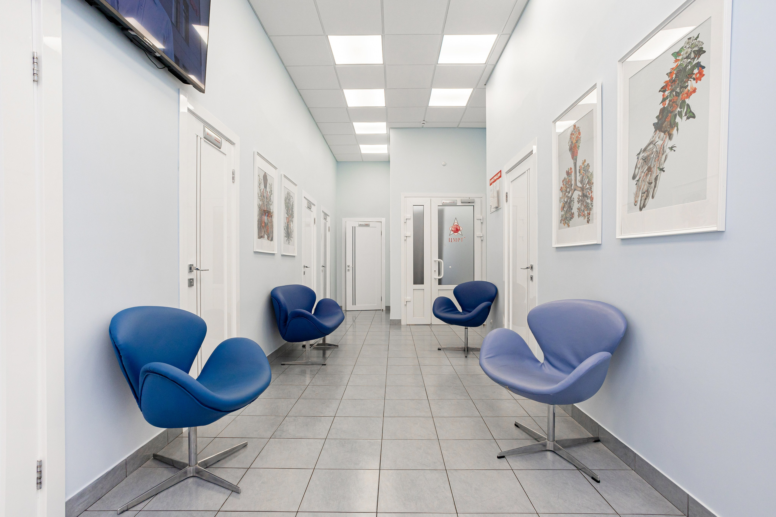 Интерьерная съемка медицинского центра ЦМРТ