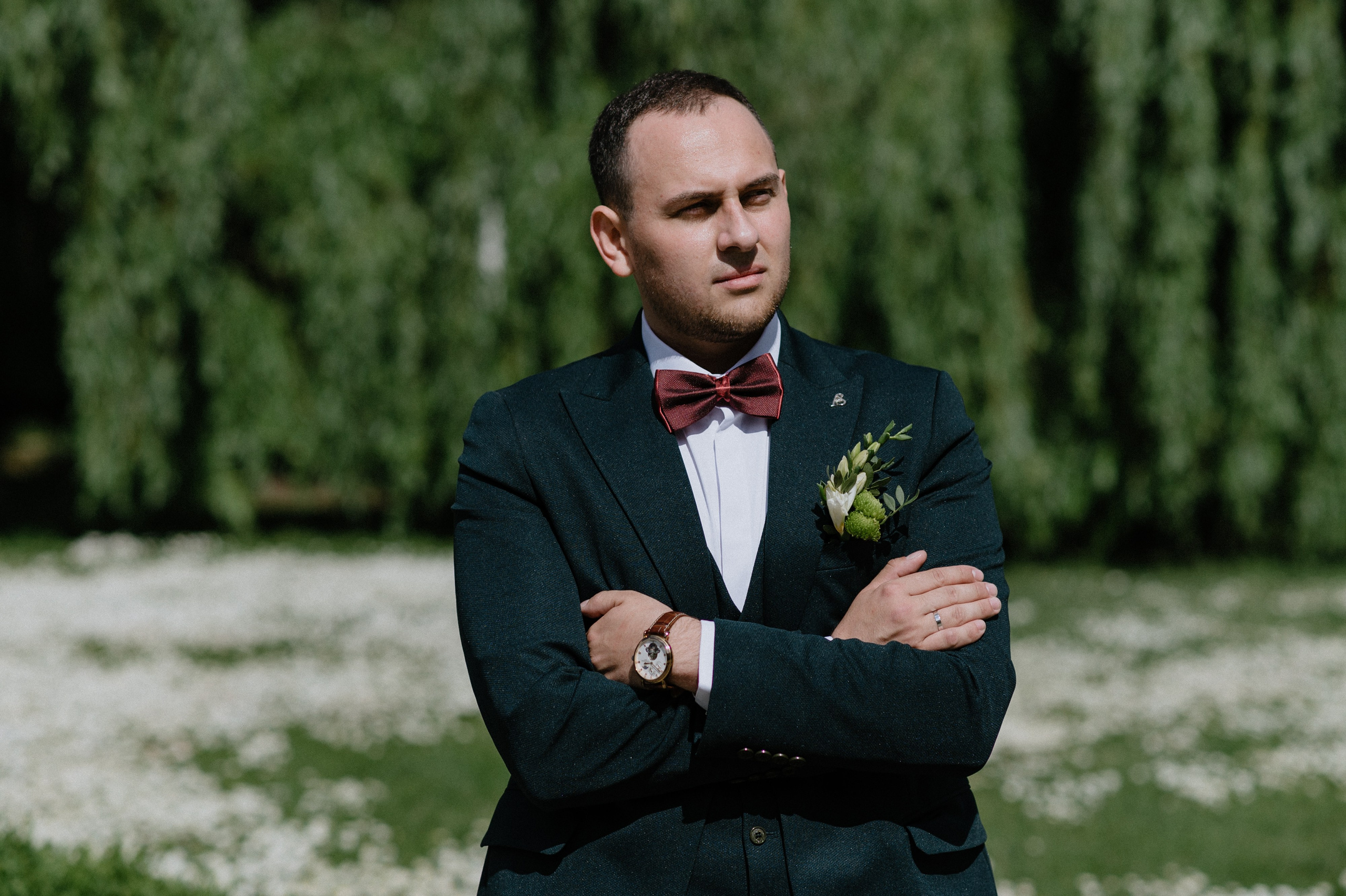 Регистрация брака и фотосессия в Даниловском парк отеле. Свадебный фотограф Москва — Сергей и Татьяна