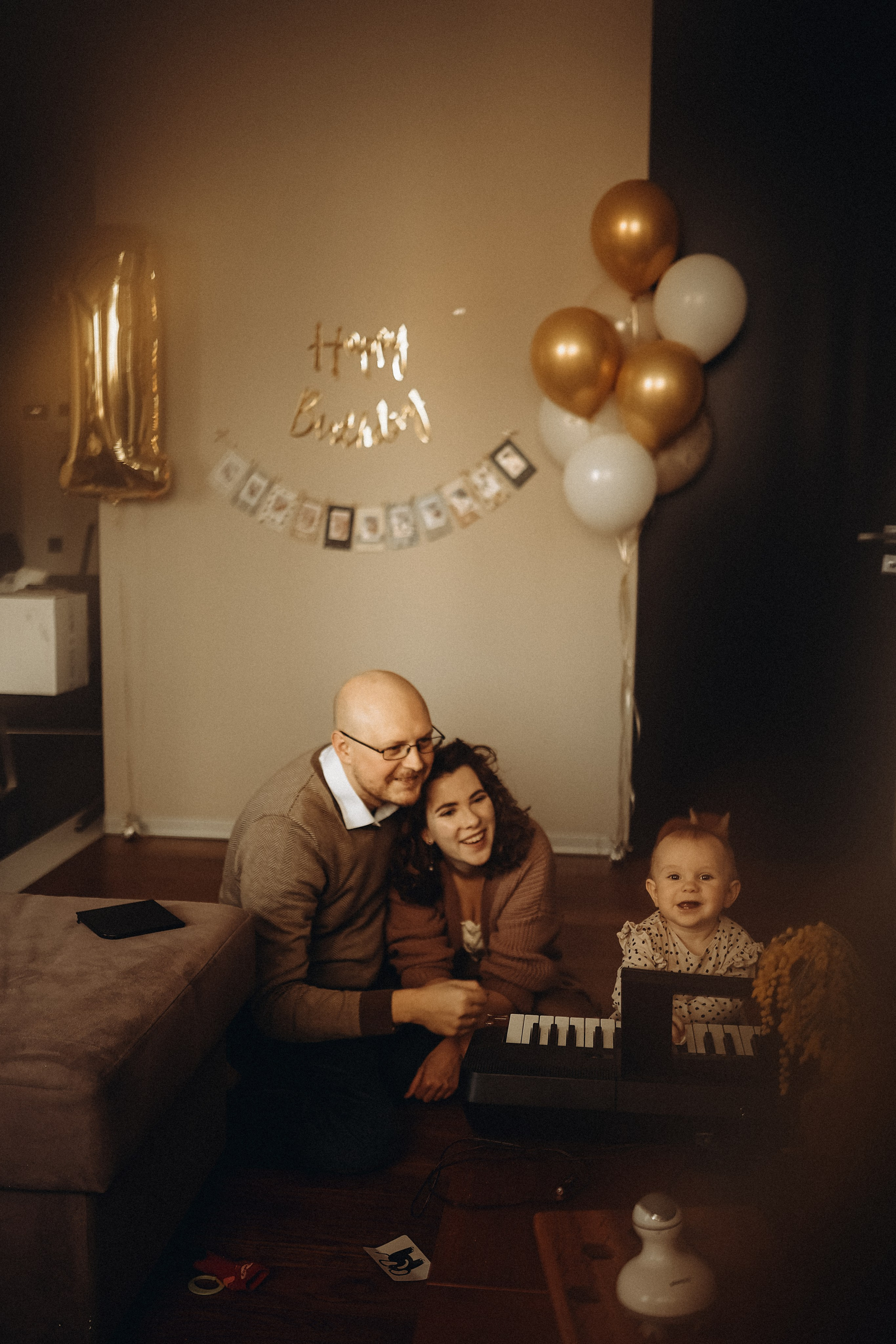 Домашняя съемка годовасие Анечки. Семейный фотограф в Москве и Люберцах Юлия Гуськова