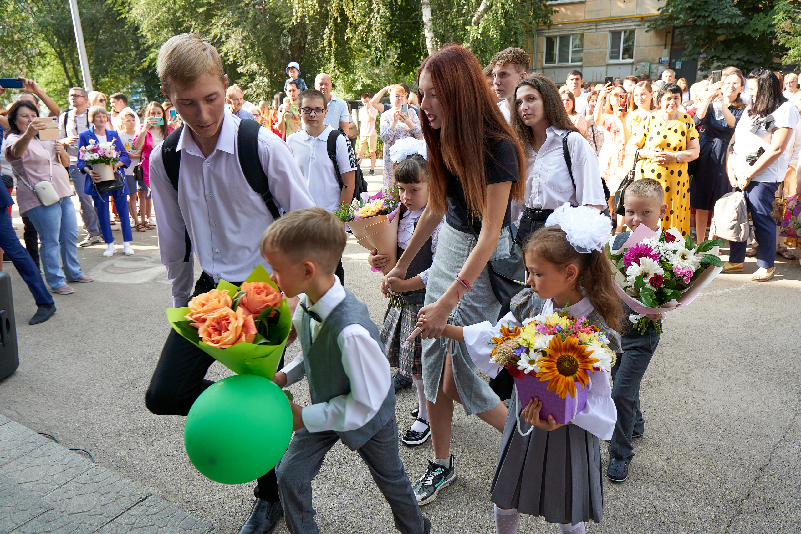 День знаний. 1 сентября. Семейный фотограф Владимир Просвиркин. г. Самара
