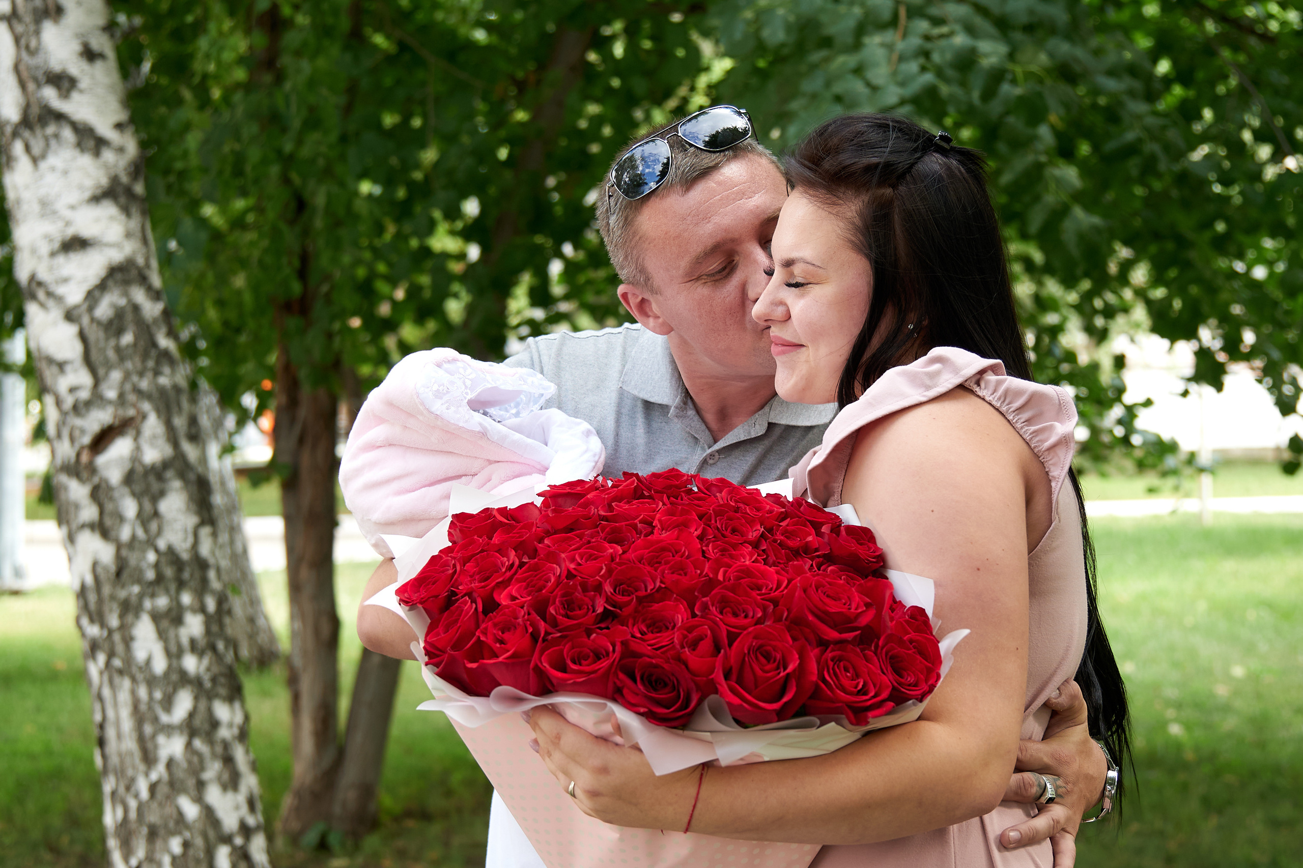 Выписка из роддома. Семейный фотограф Владимир Просвиркин. г. Самара