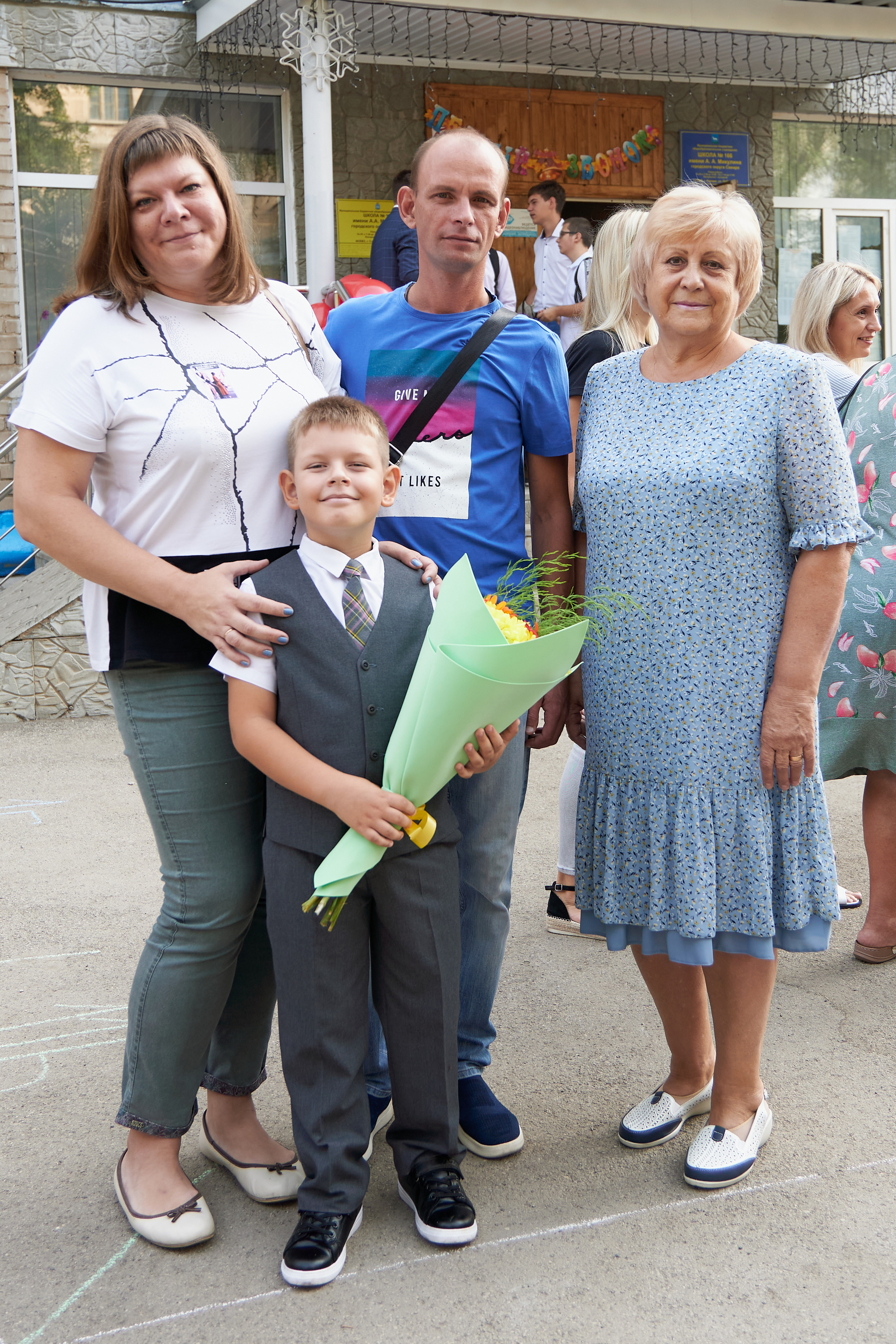 День знаний. 1 сентября. Семейный фотограф Владимир Просвиркин. г. Самара