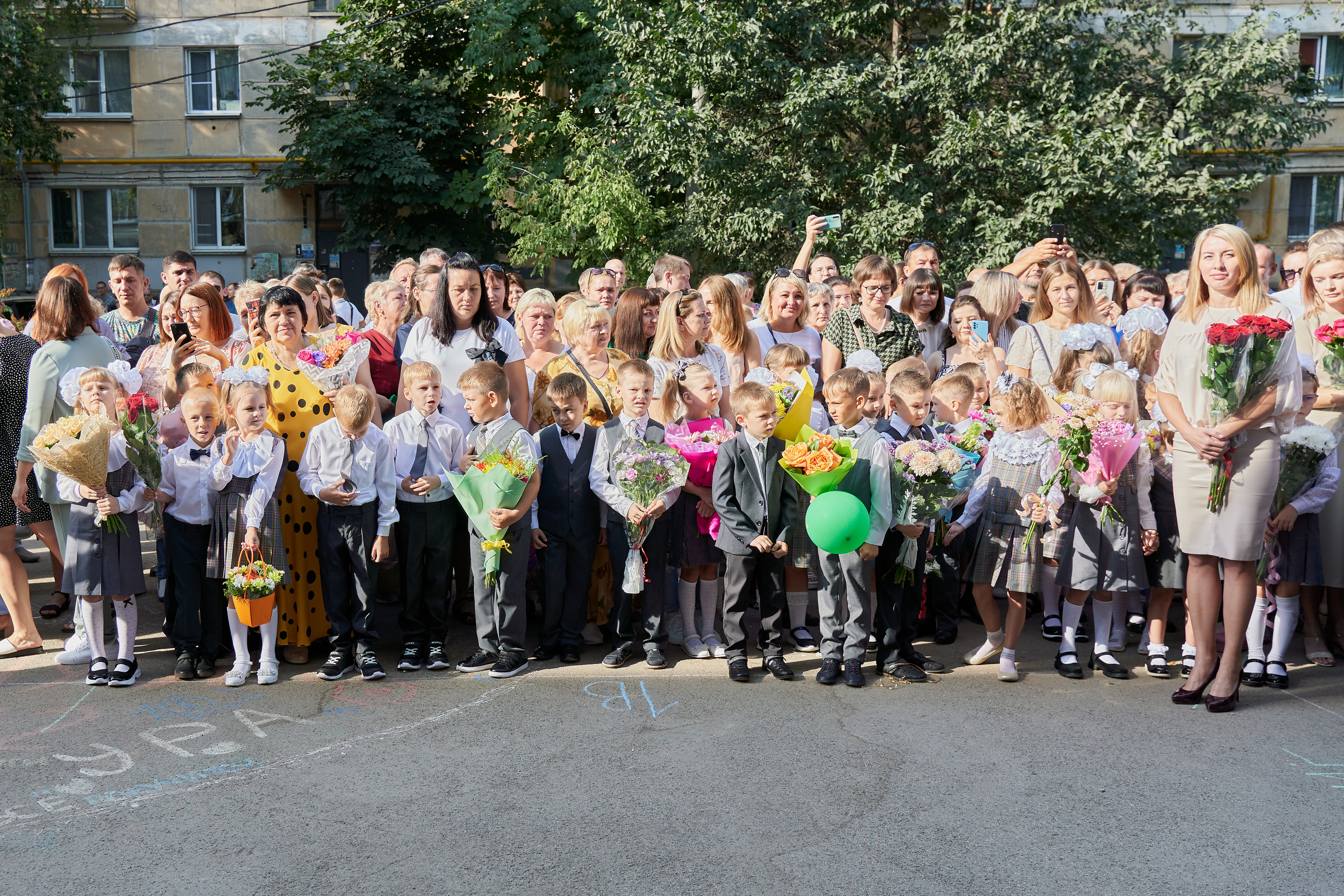 День знаний. 1 сентября. Семейный фотограф Владимир Просвиркин. г. Самара