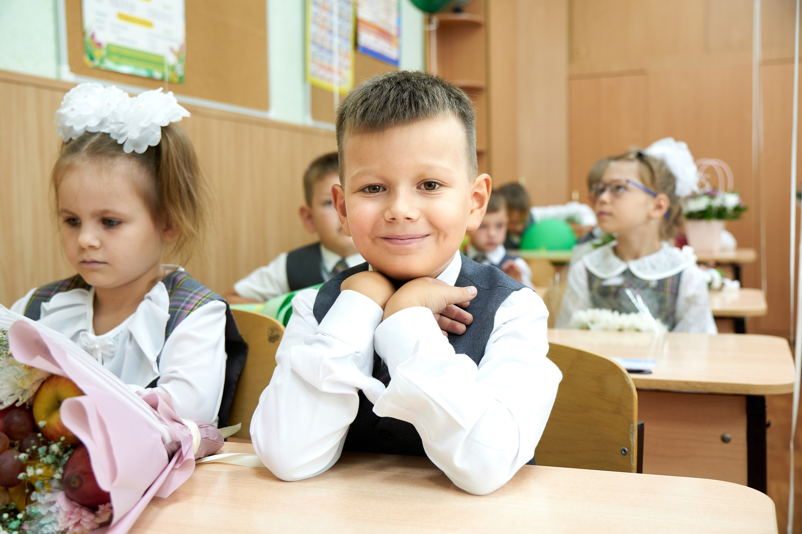 День знаний. 1 сентября. Семейный фотограф Владимир Просвиркин. г. Самара