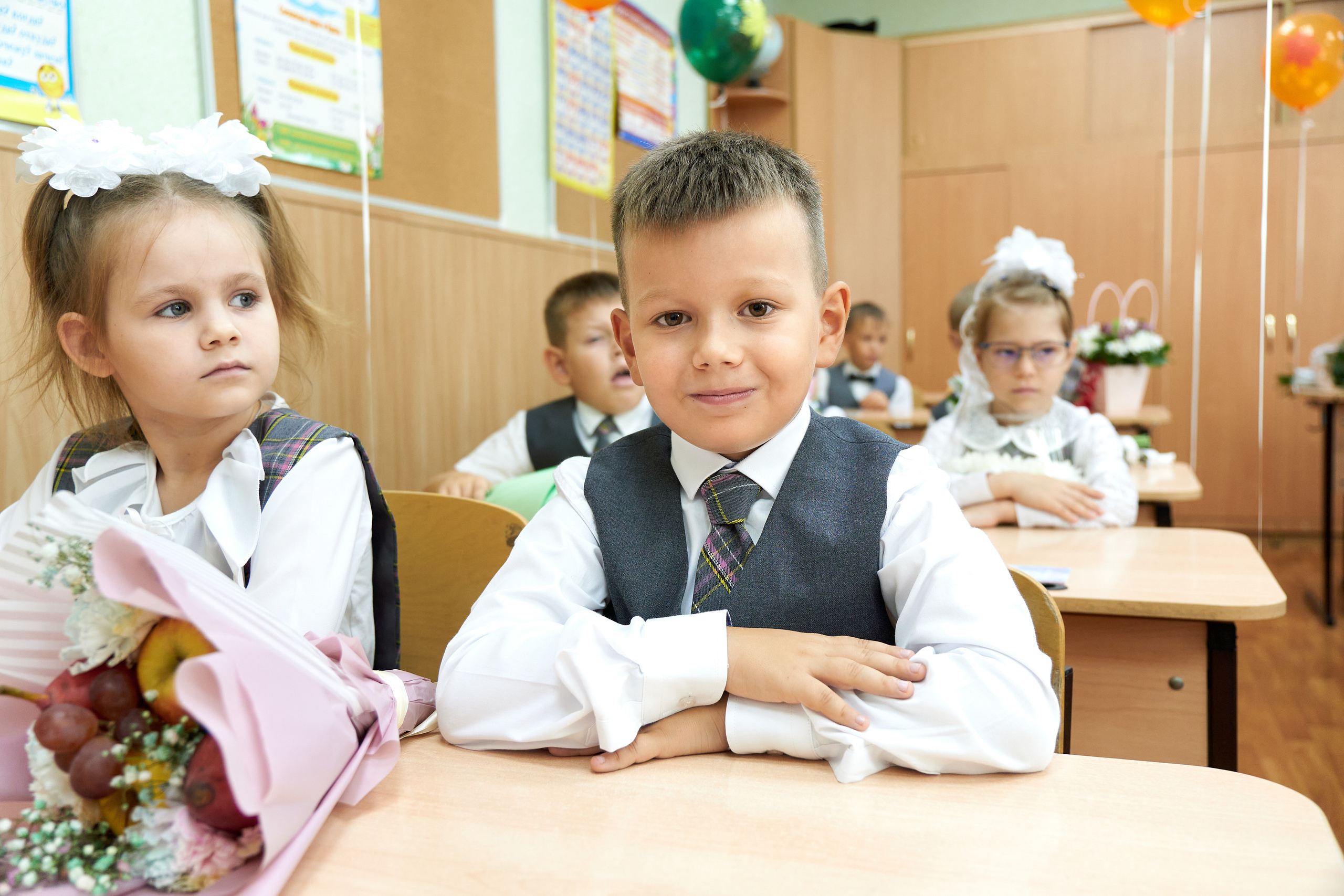 День знаний. 1 сентября. Семейный фотограф Владимир Просвиркин. г. Самара