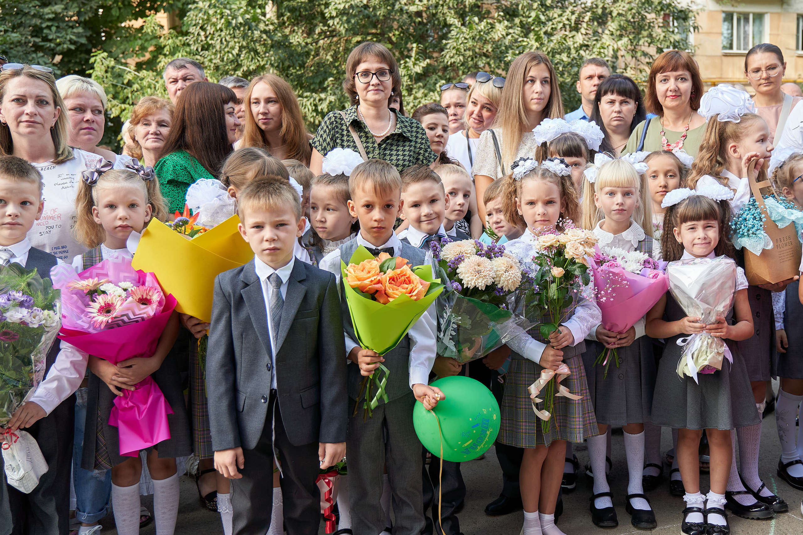 День знаний. 1 сентября. Семейный фотограф Владимир Просвиркин. г. Самара