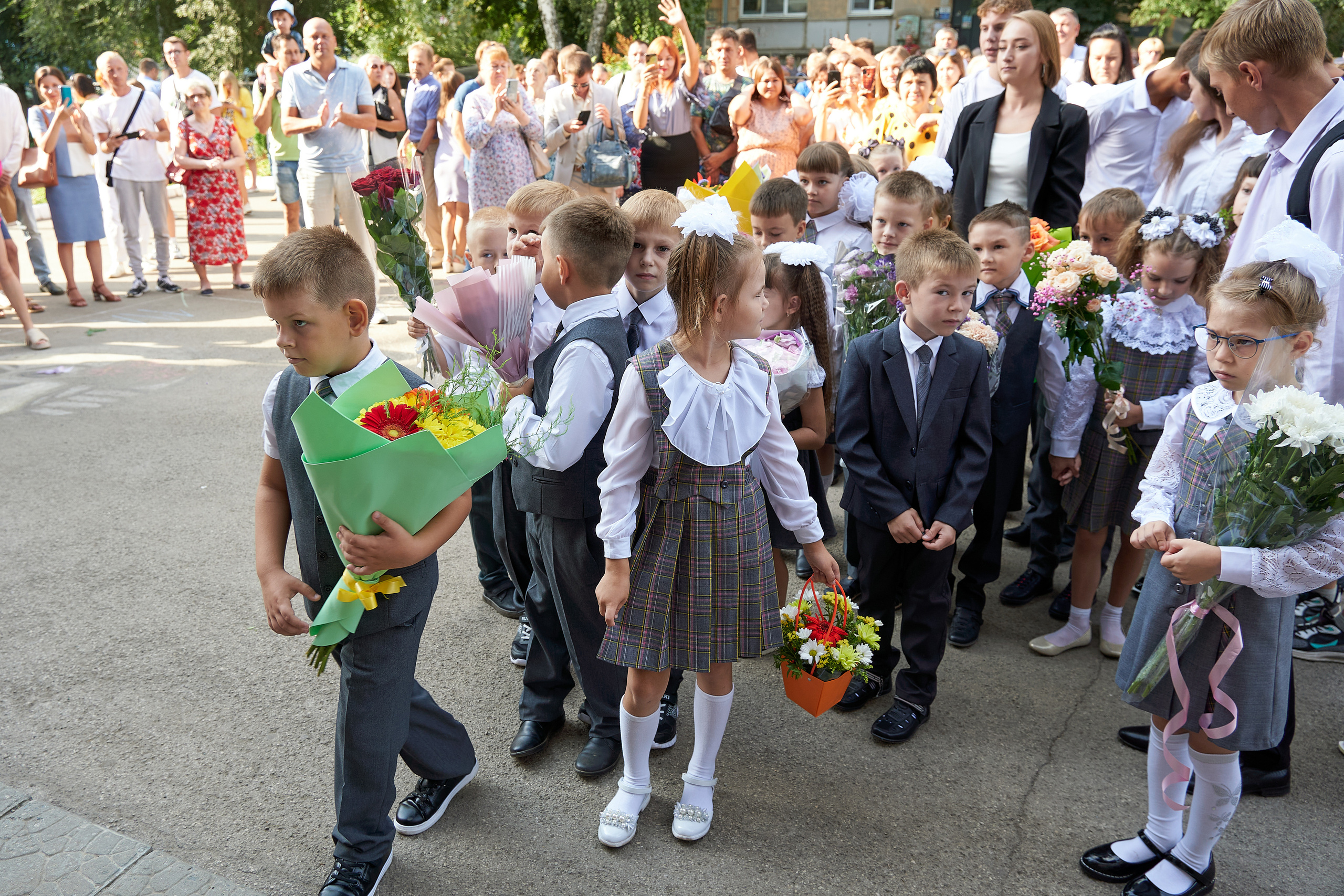 День знаний. 1 сентября. Семейный фотограф Владимир Просвиркин. г. Самара