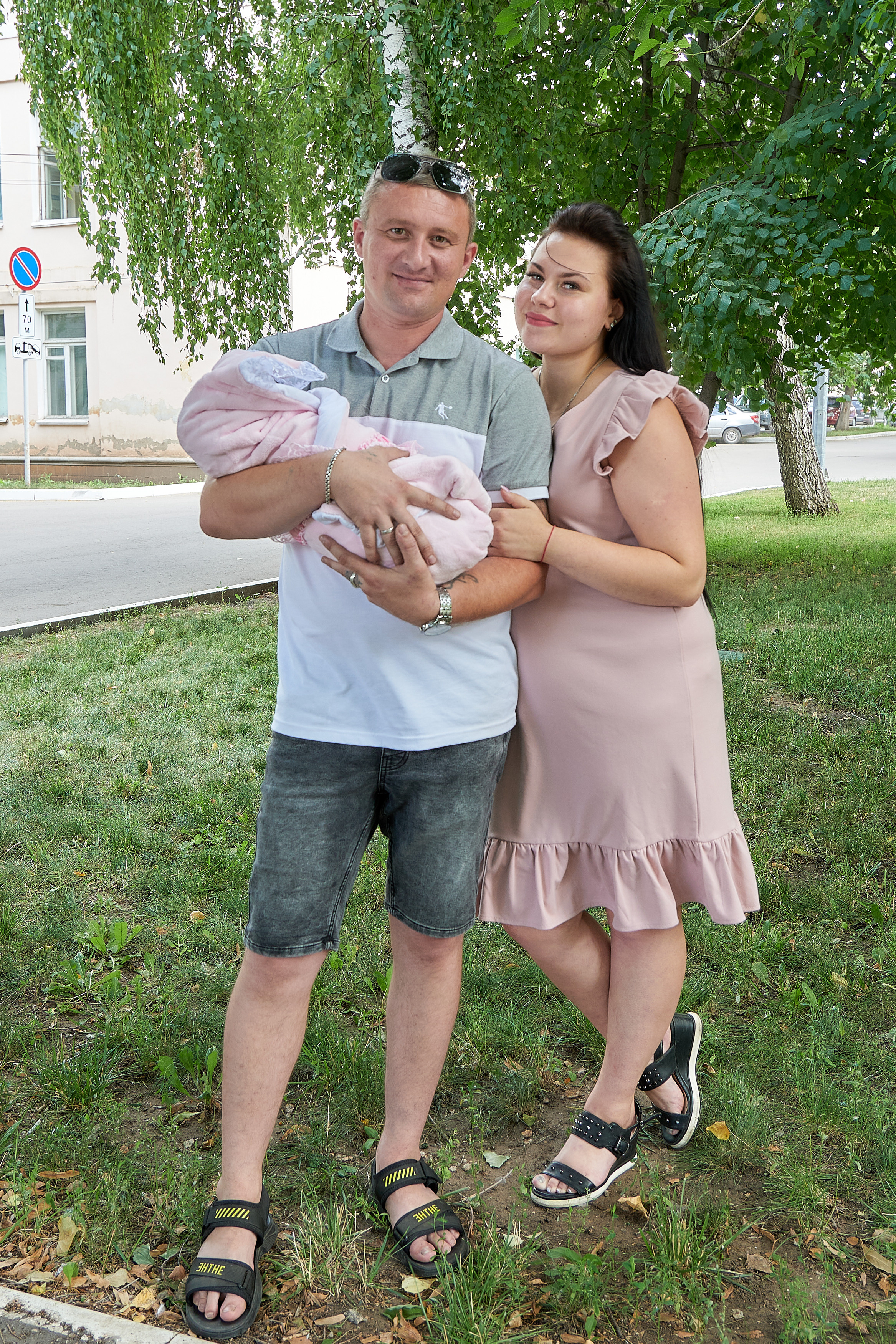 Выписка из роддома. Семейный фотограф Владимир Просвиркин. г. Самара