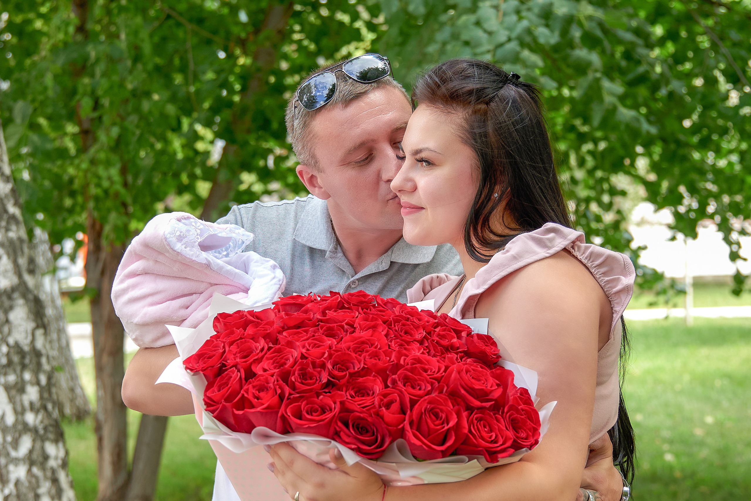 Выписка из роддома. Семейный фотограф Владимир Просвиркин. г. Самара