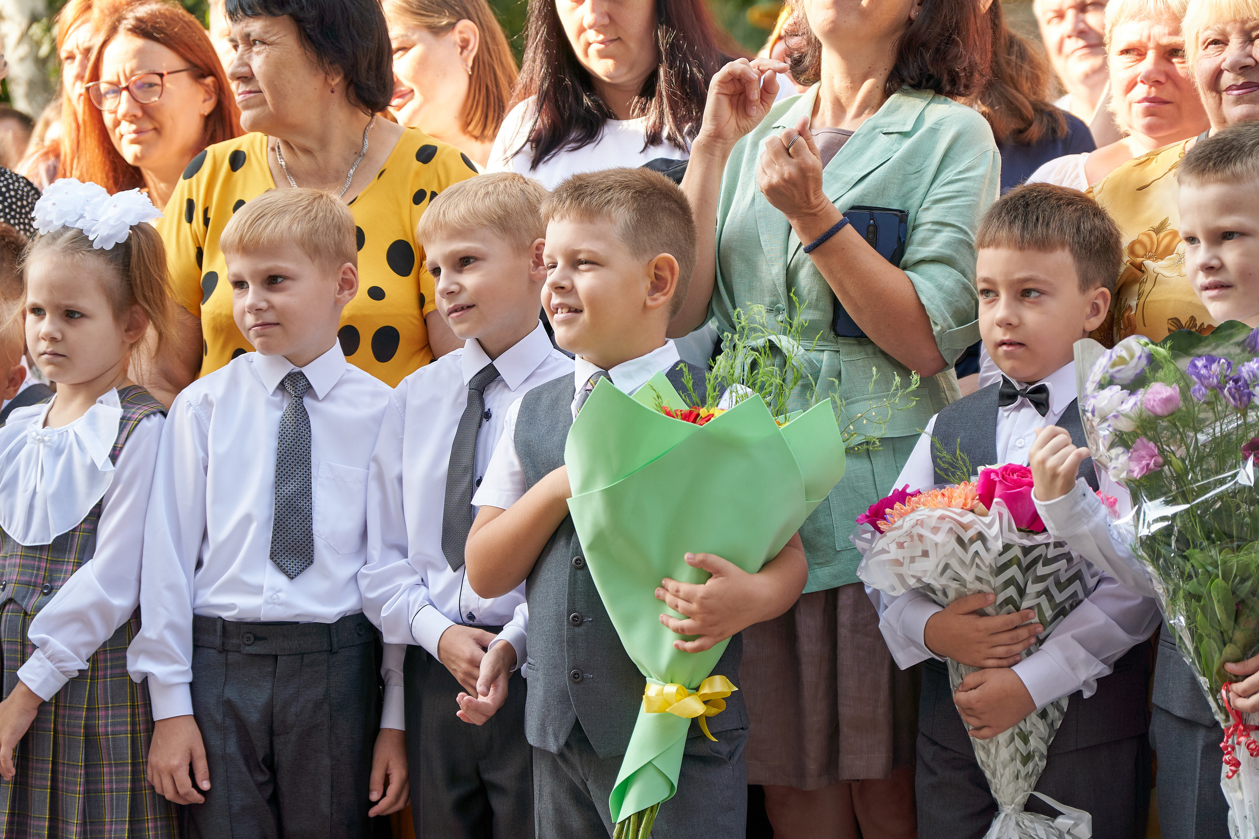 День знаний. 1 сентября. Семейный фотограф Владимир Просвиркин. г. Самара