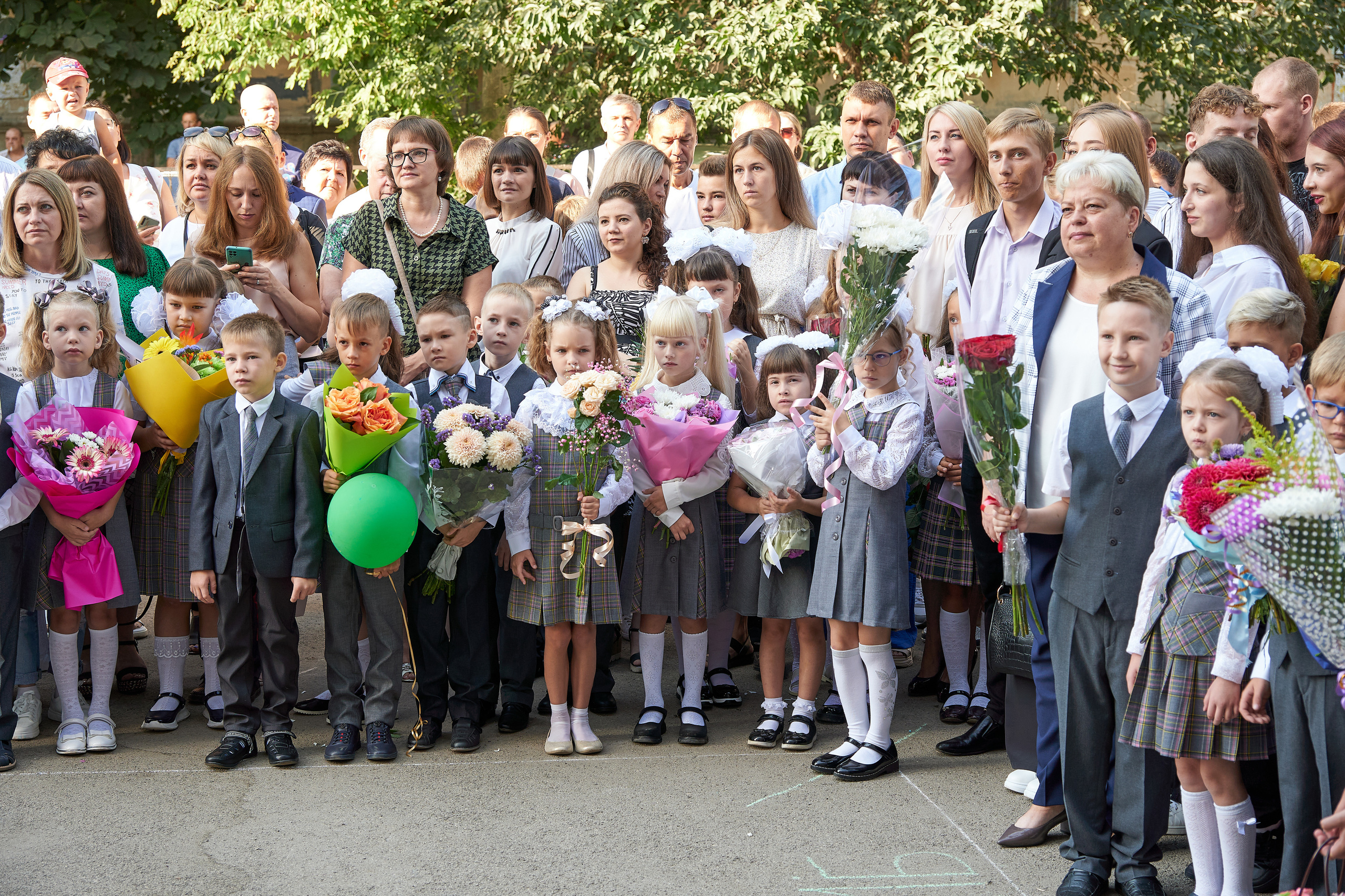 День знаний. 1 сентября. Семейный фотограф Владимир Просвиркин. г. Самара