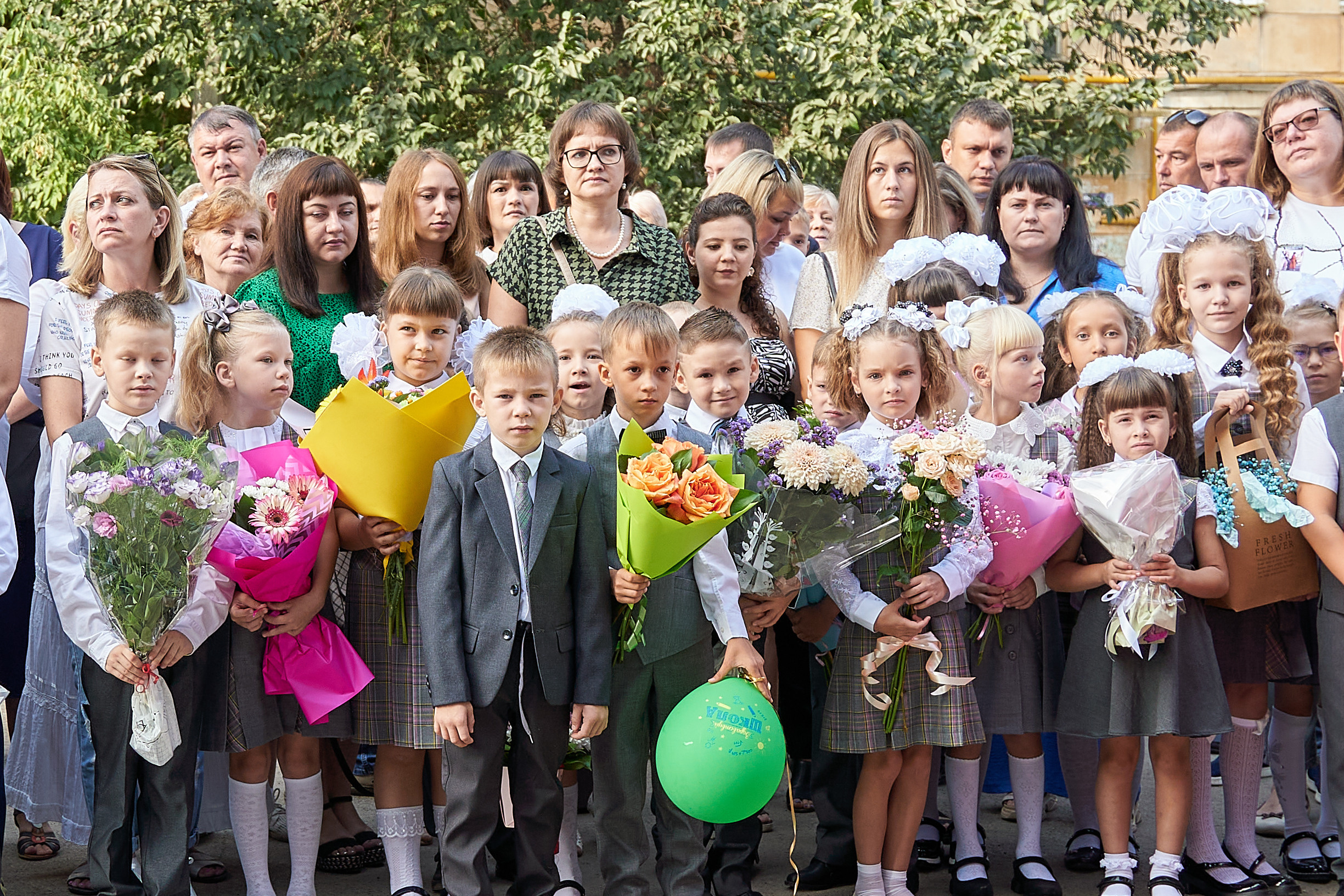 День знаний. 1 сентября. Семейный фотограф Владимир Просвиркин. г. Самара