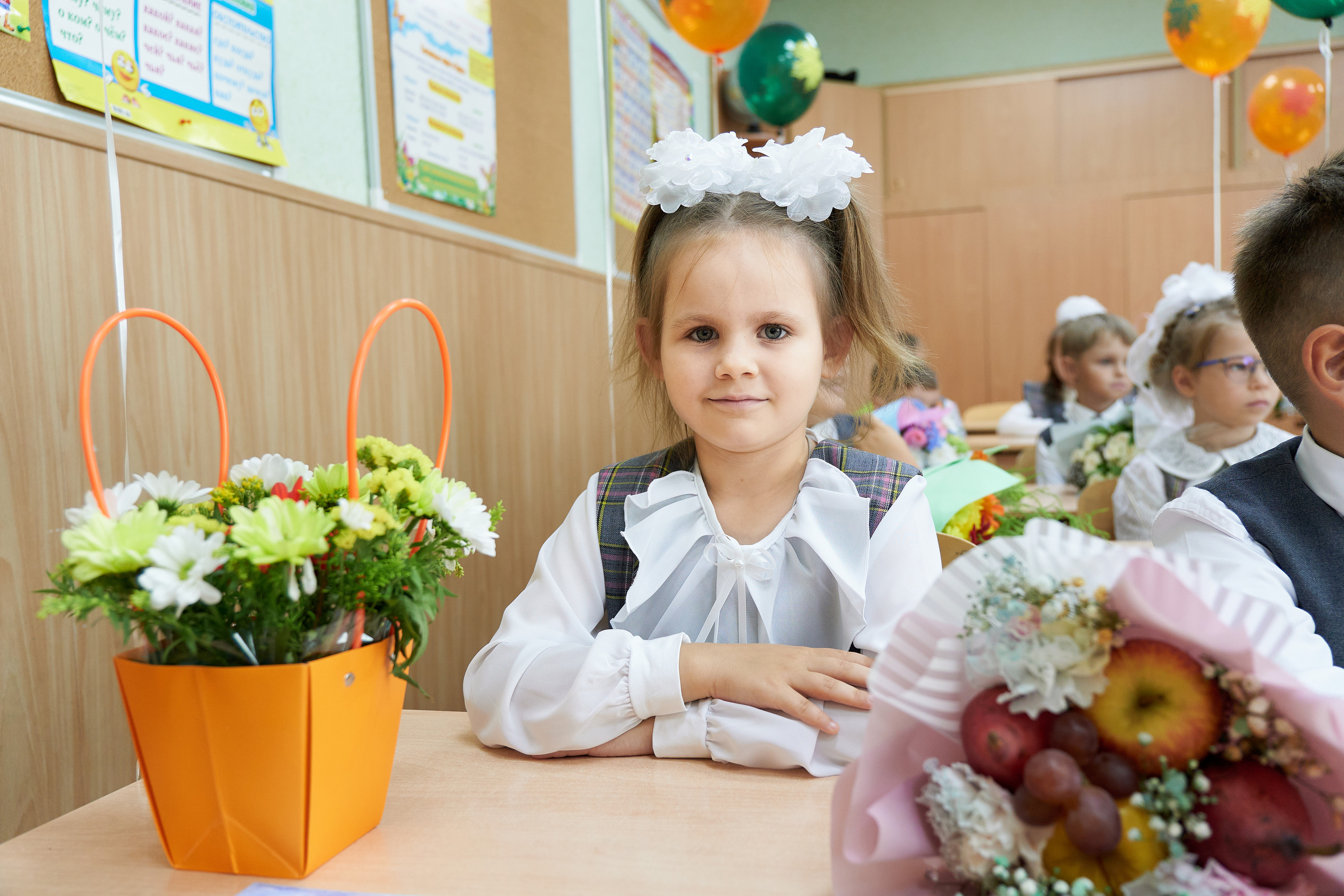 День знаний. 1 сентября. Семейный фотограф Владимир Просвиркин. г. Самара